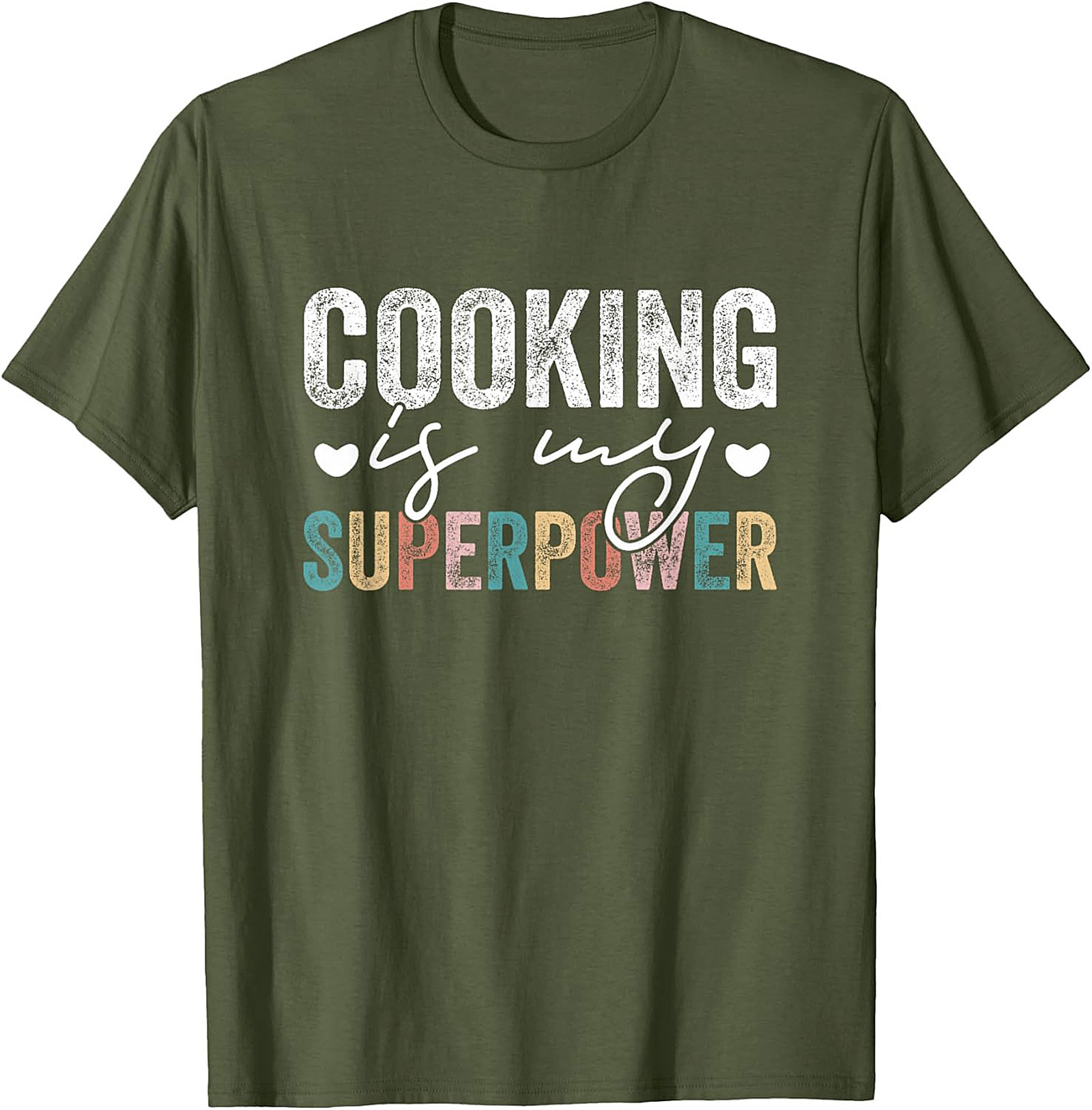 Cooking Is My Superpower T-shirt Funny Chef Graphic Tee