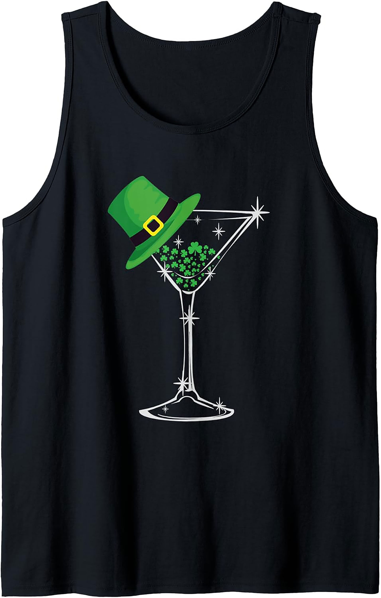 St. Patrick's Day Martini Graphic Tank | Lucky Irish Top