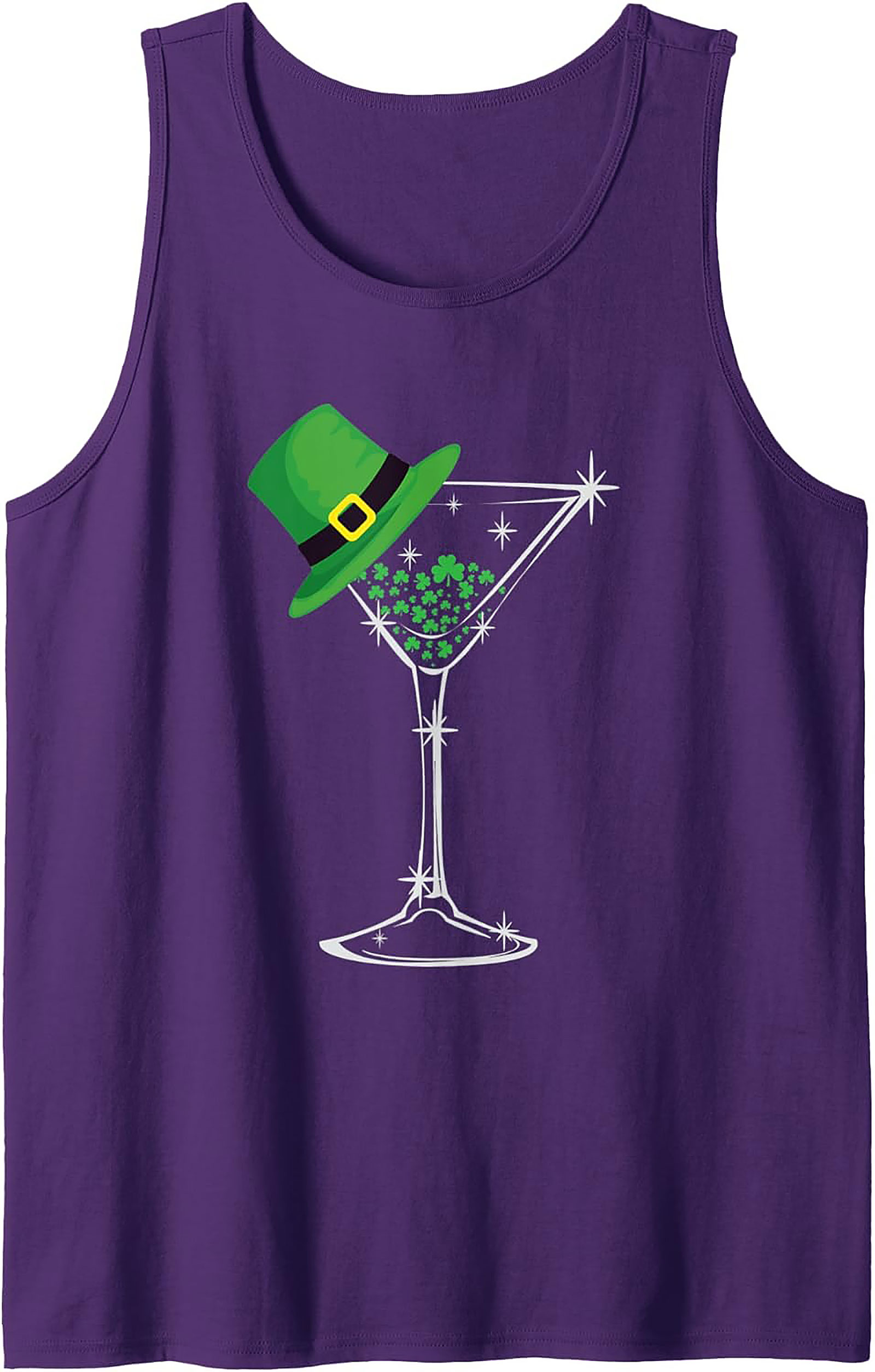 St. Patrick's Day Martini Graphic Tank | Lucky Irish Top