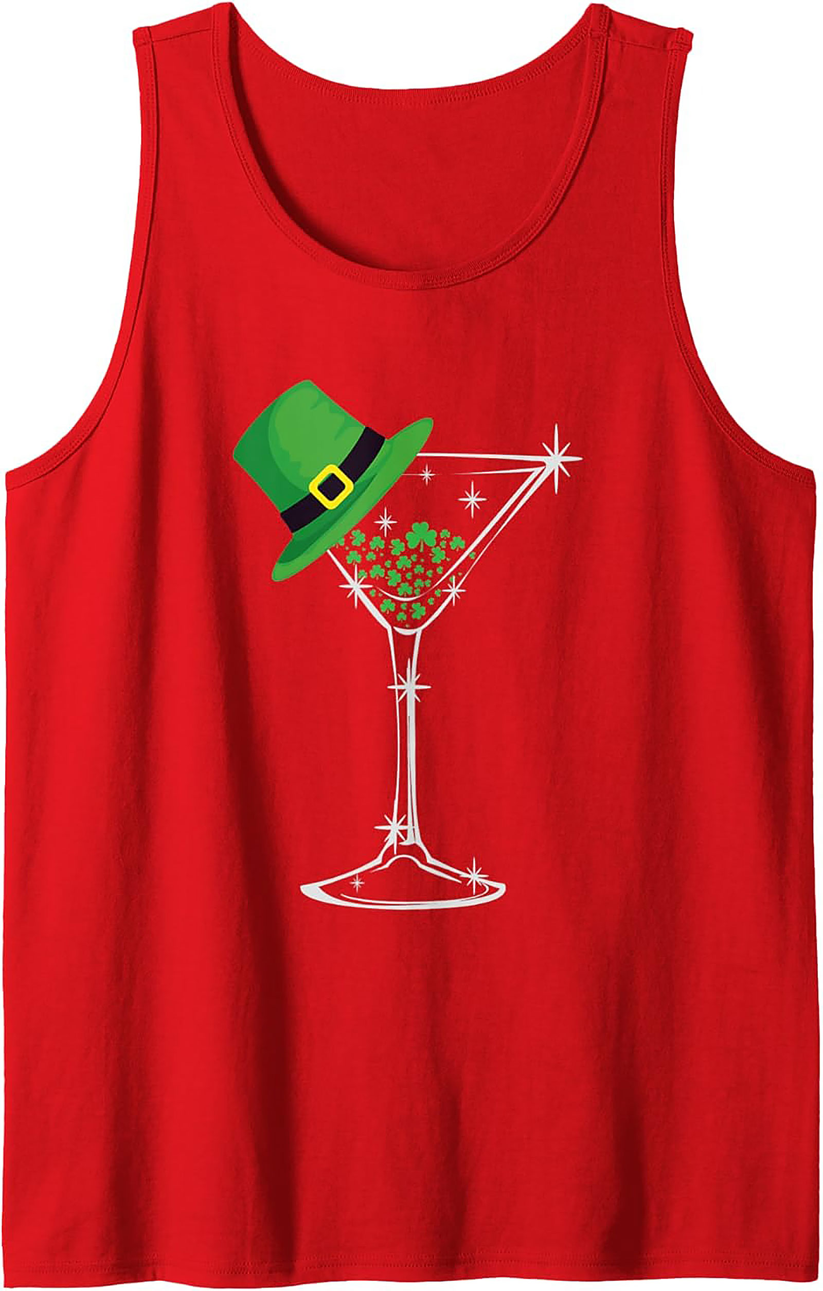 St. Patrick's Day Martini Graphic Tank | Lucky Irish Top