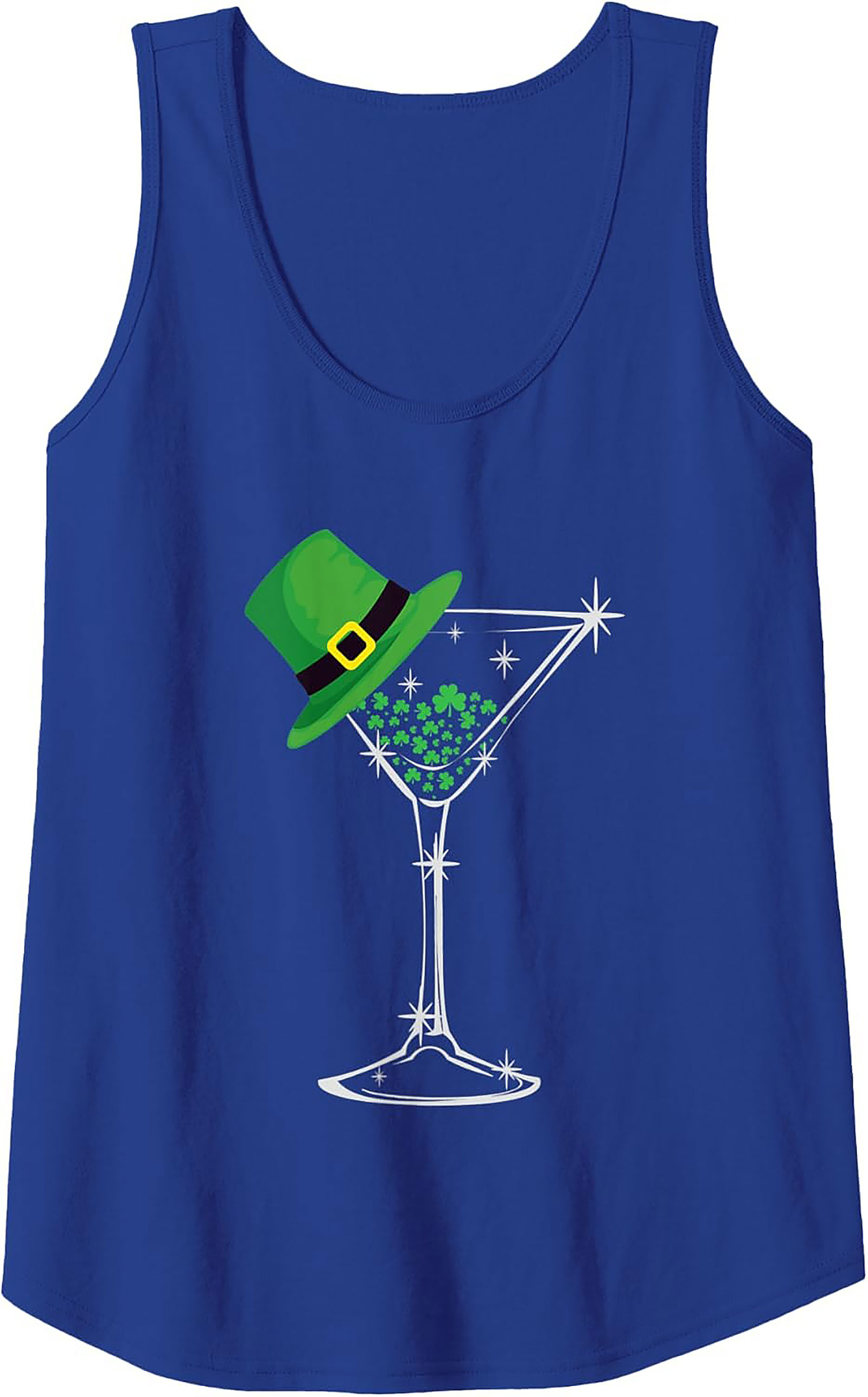 St. Patrick's Day Martini Graphic Tank | Lucky Irish Top