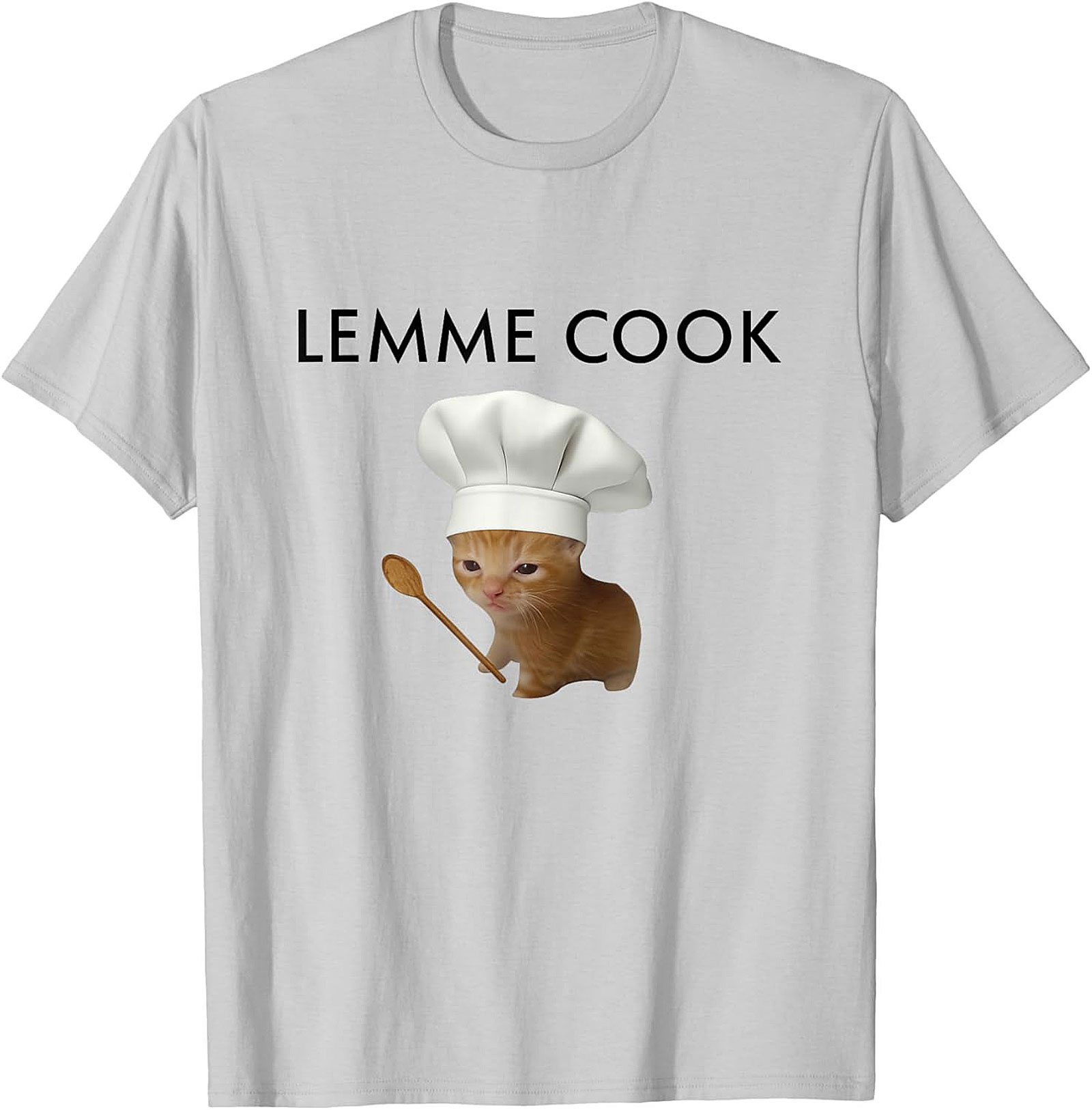 Lemme Cook Cat T-Shirt Funny Ginger Kitten Graphic Tee