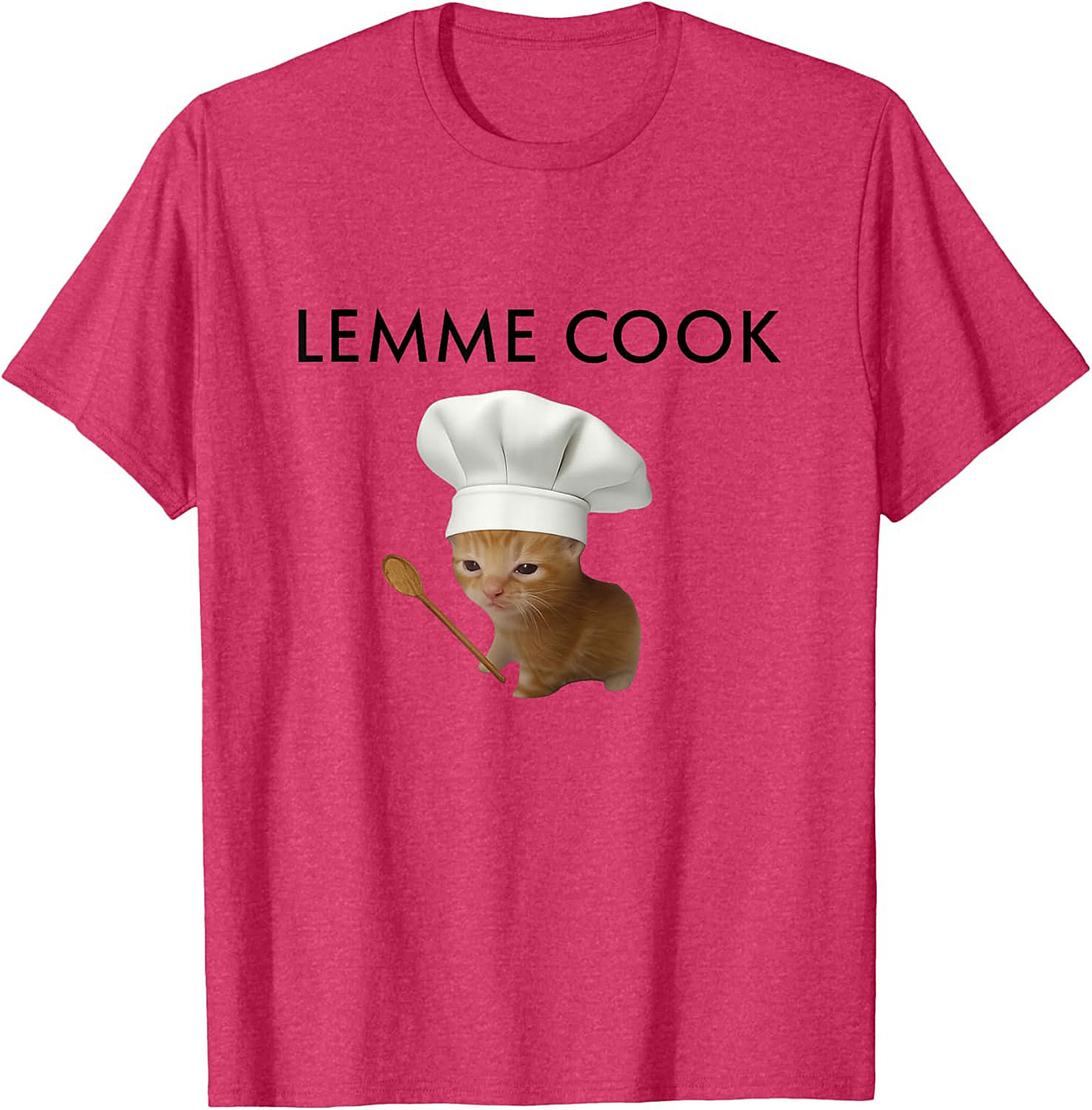 Lemme Cook Cat T-Shirt Funny Ginger Kitten Graphic Tee