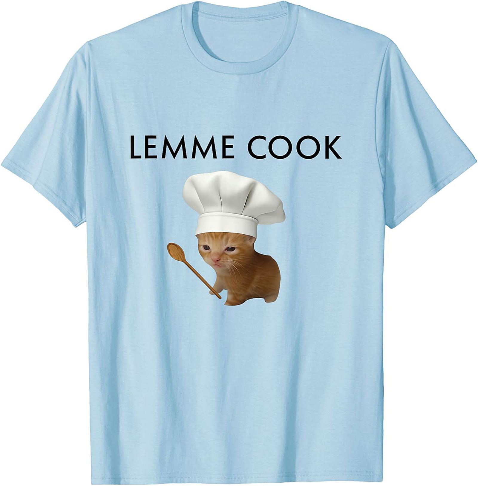 Lemme Cook Cat T-Shirt Funny Ginger Kitten Graphic Tee