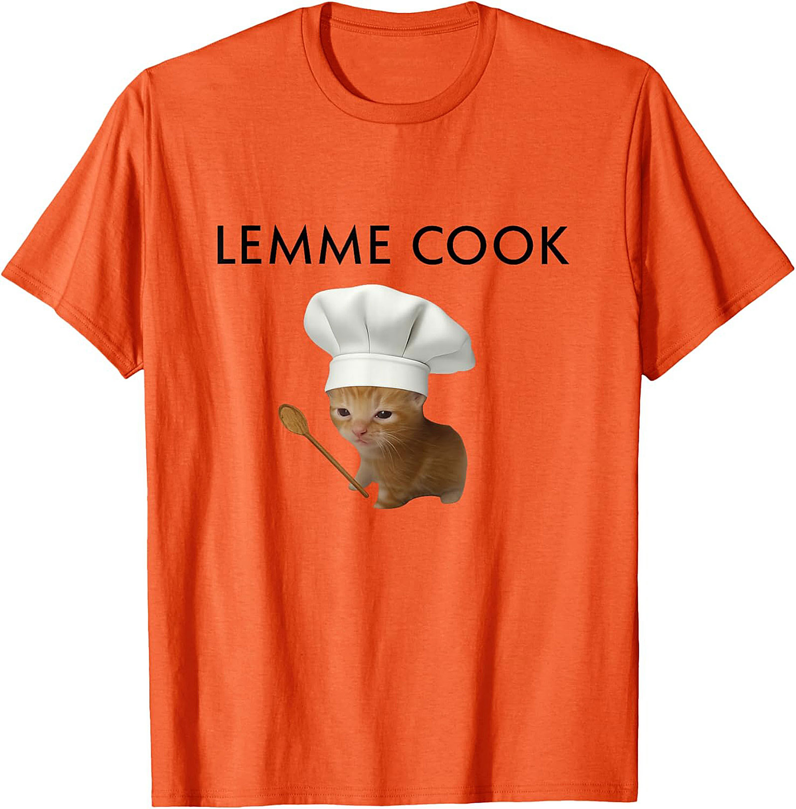 Lemme Cook Cat T-Shirt Funny Ginger Kitten Graphic Tee