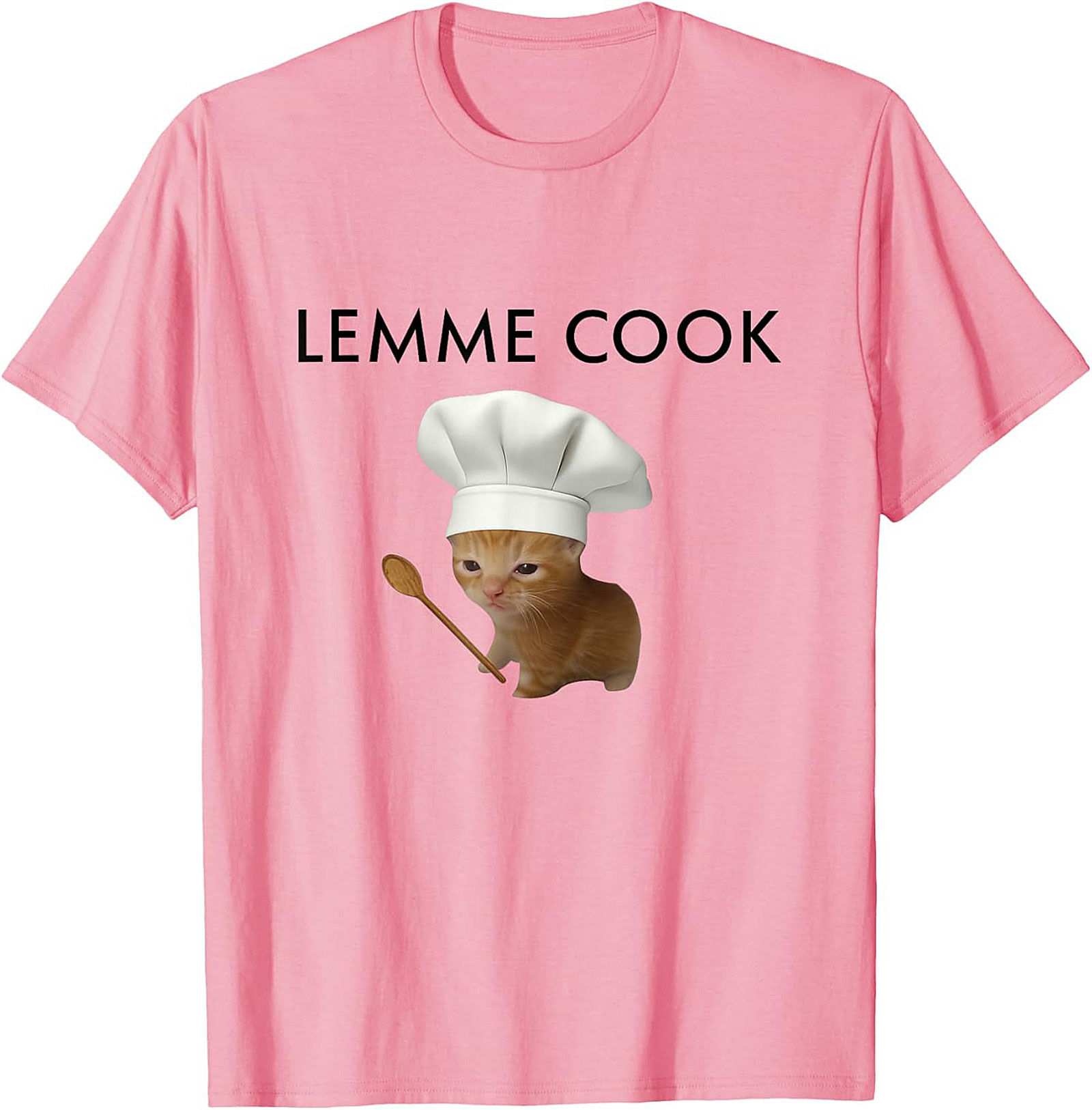 Lemme Cook Cat T-Shirt Funny Ginger Kitten Graphic Tee