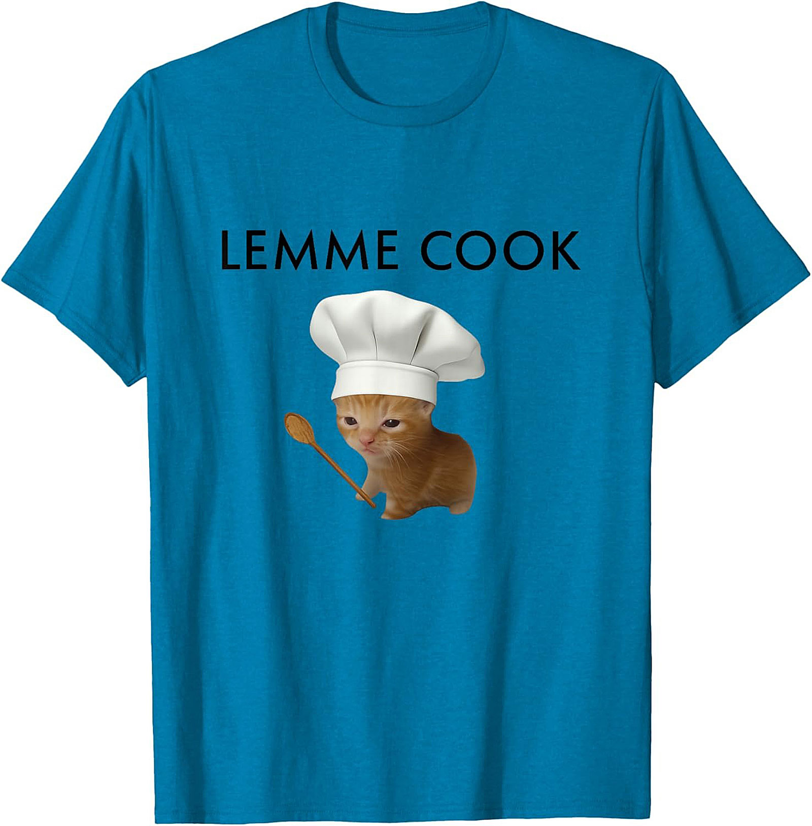 Lemme Cook Cat T-Shirt Funny Ginger Kitten Graphic Tee