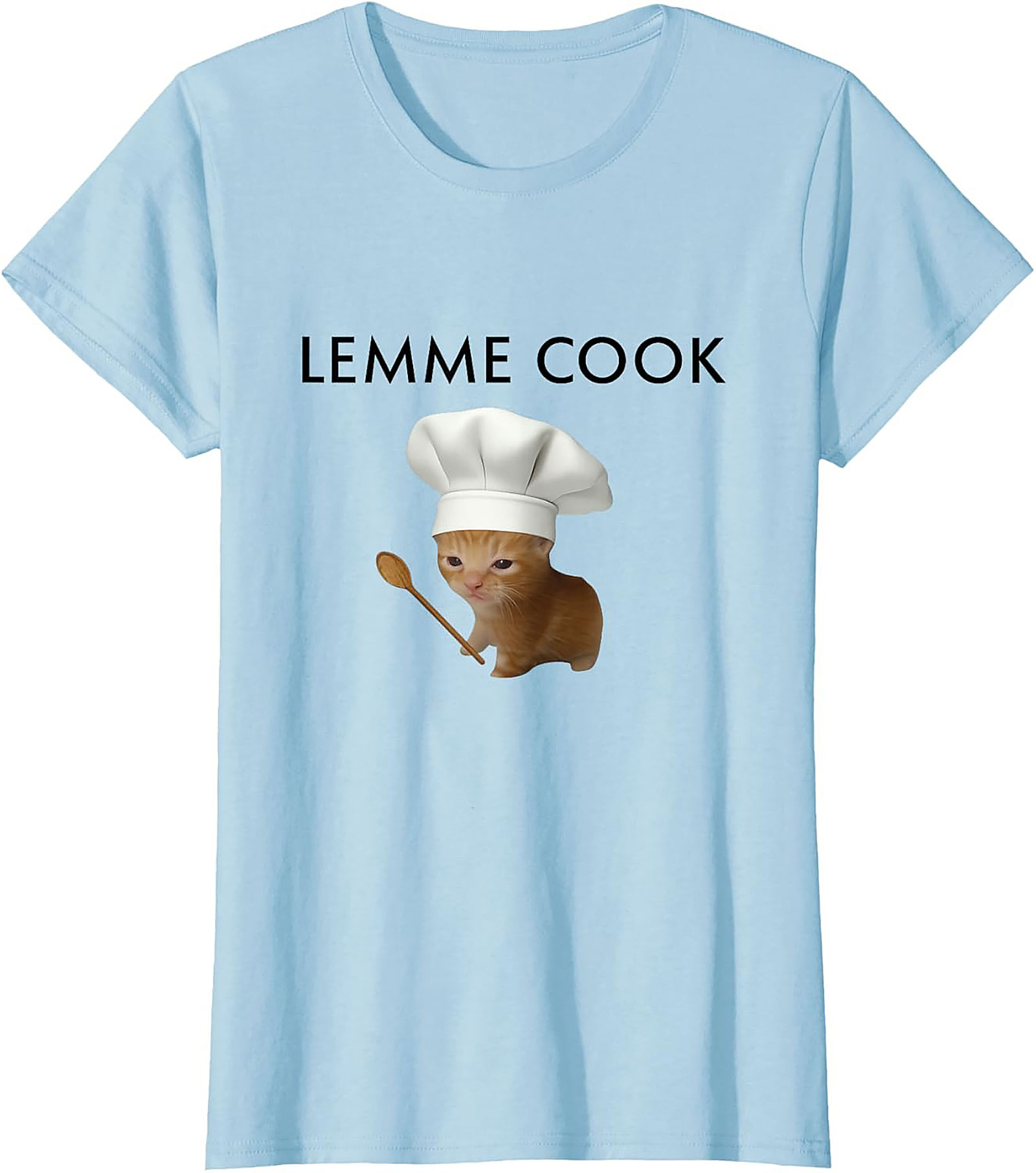 Lemme Cook Cat T-Shirt Funny Ginger Kitten Graphic Tee