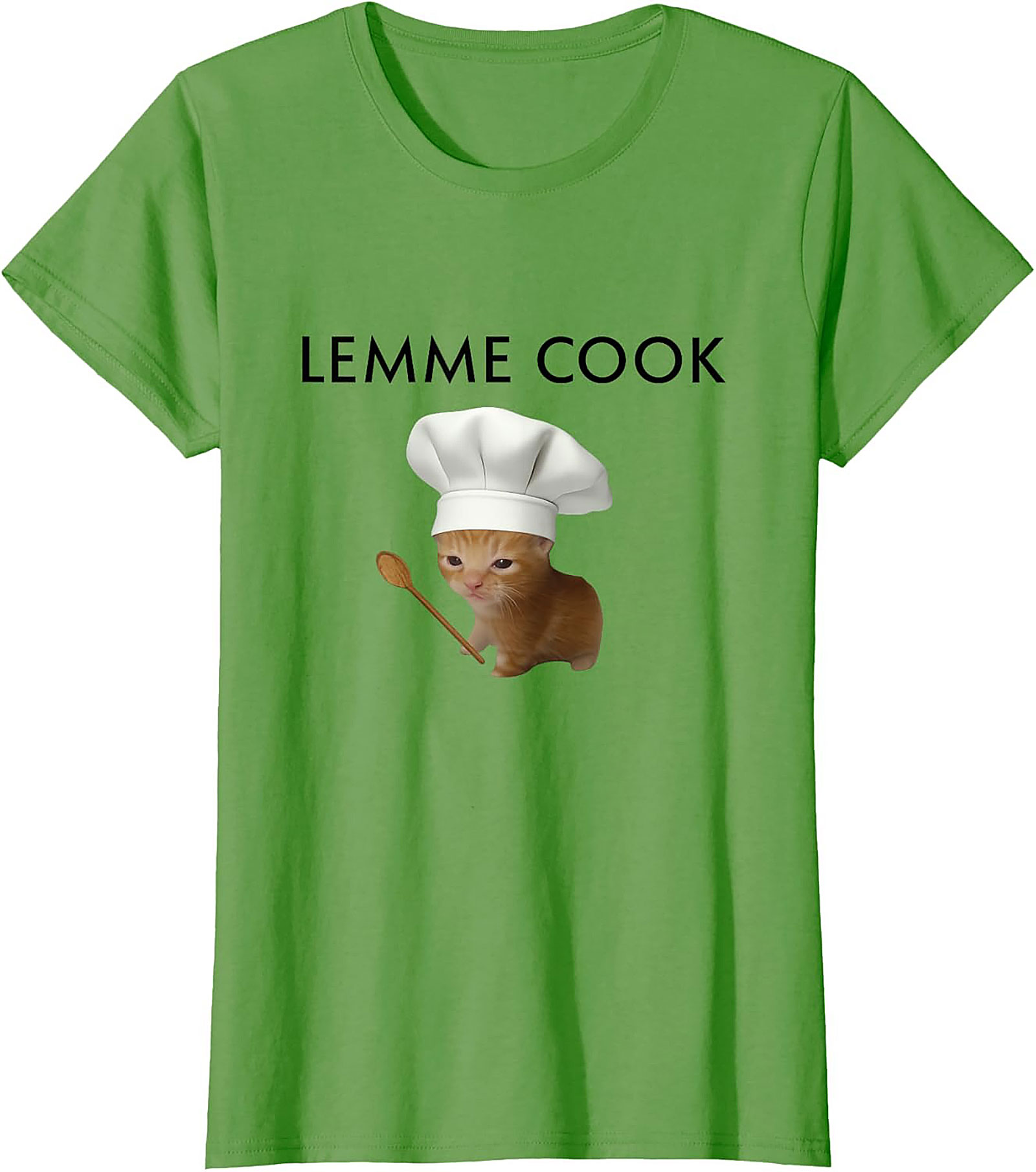 Lemme Cook Cat T-Shirt Funny Ginger Kitten Graphic Tee