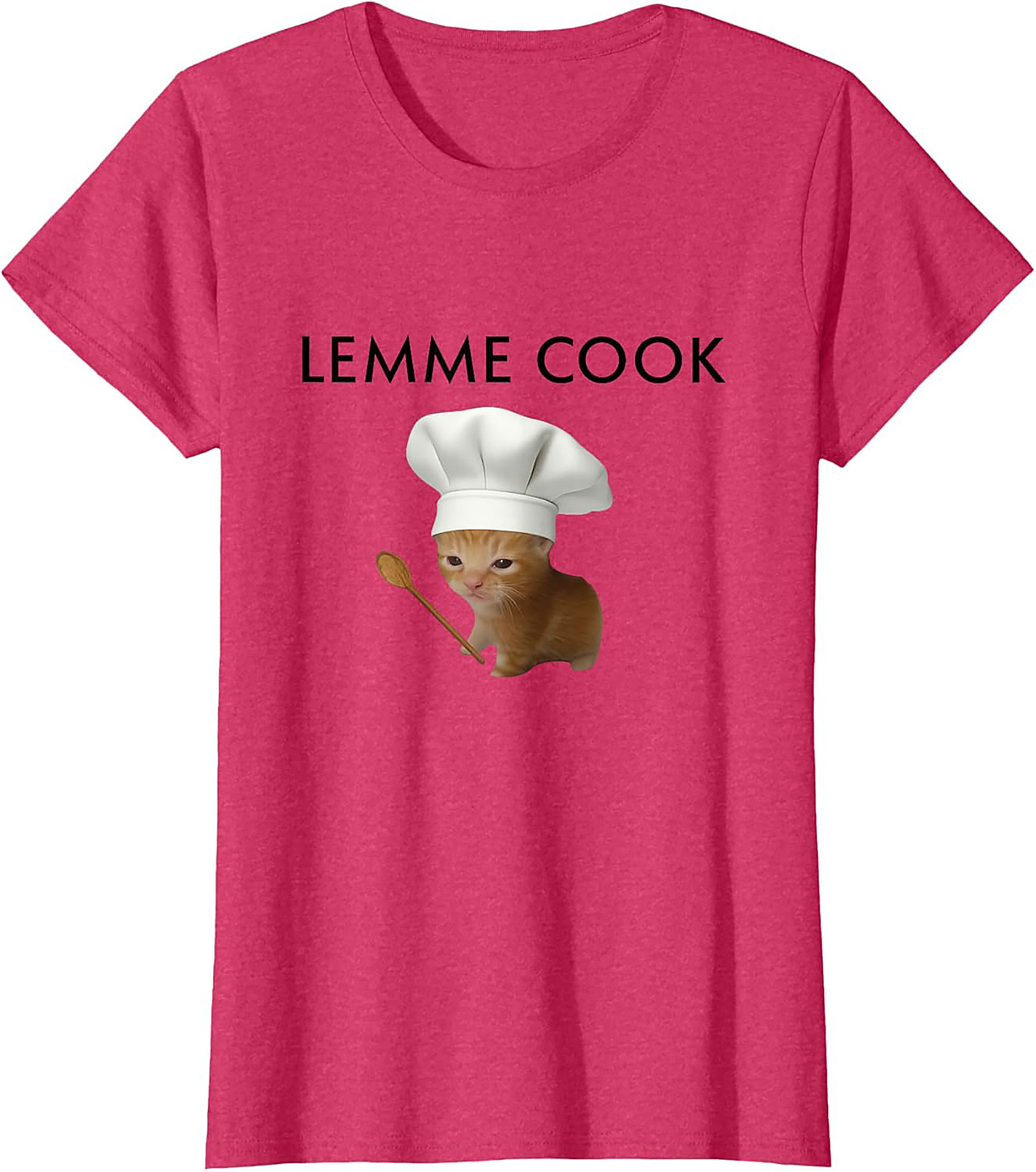 Lemme Cook Cat T-Shirt Funny Ginger Kitten Graphic Tee