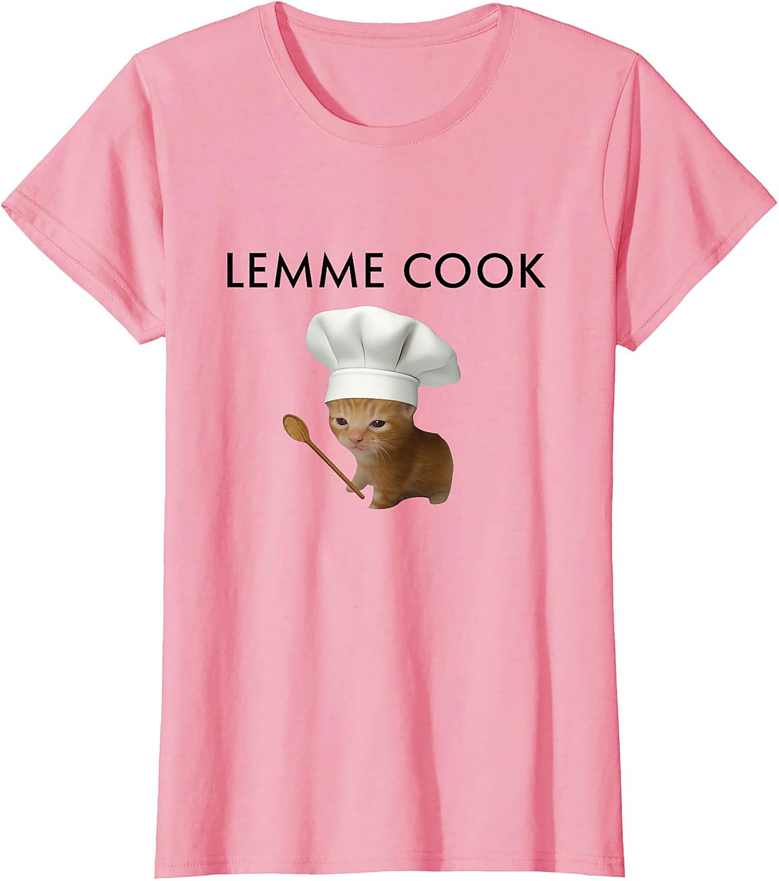 Lemme Cook Cat T-Shirt Funny Ginger Kitten Graphic Tee