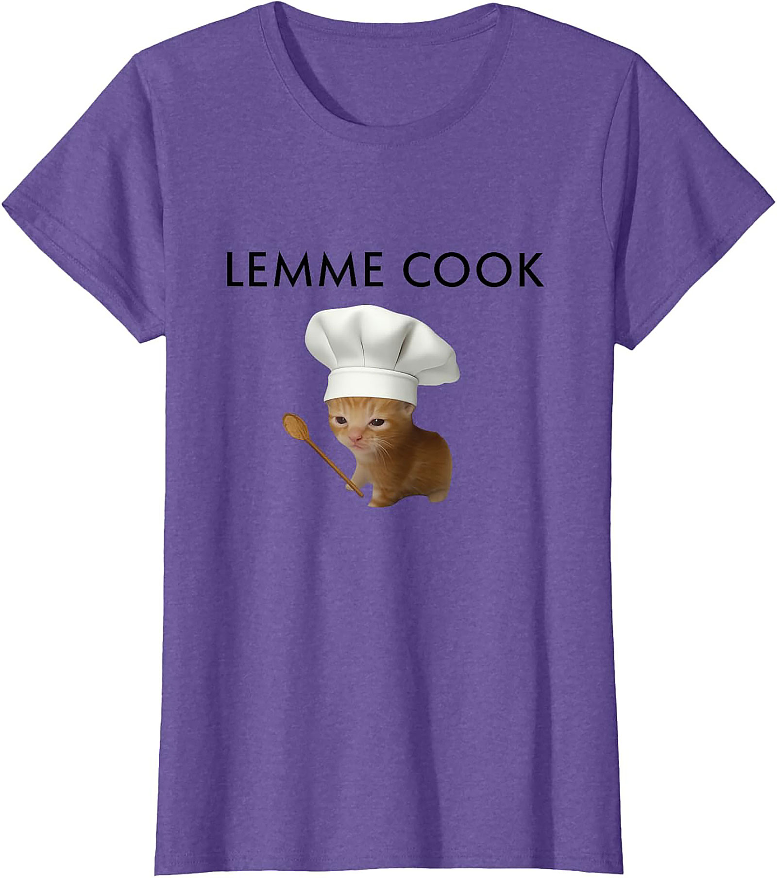 Lemme Cook Cat T-Shirt Funny Ginger Kitten Graphic Tee
