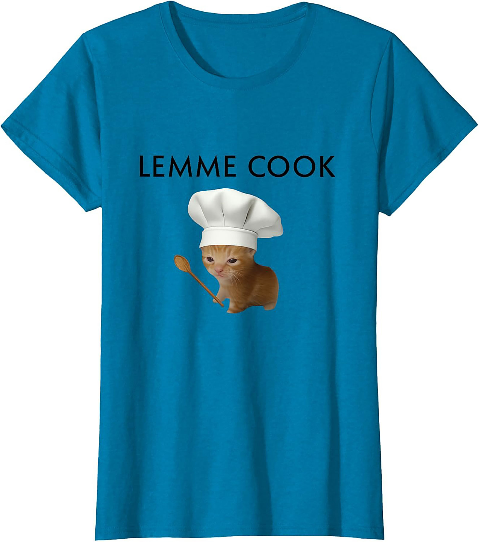 Lemme Cook Cat T-Shirt Funny Ginger Kitten Graphic Tee