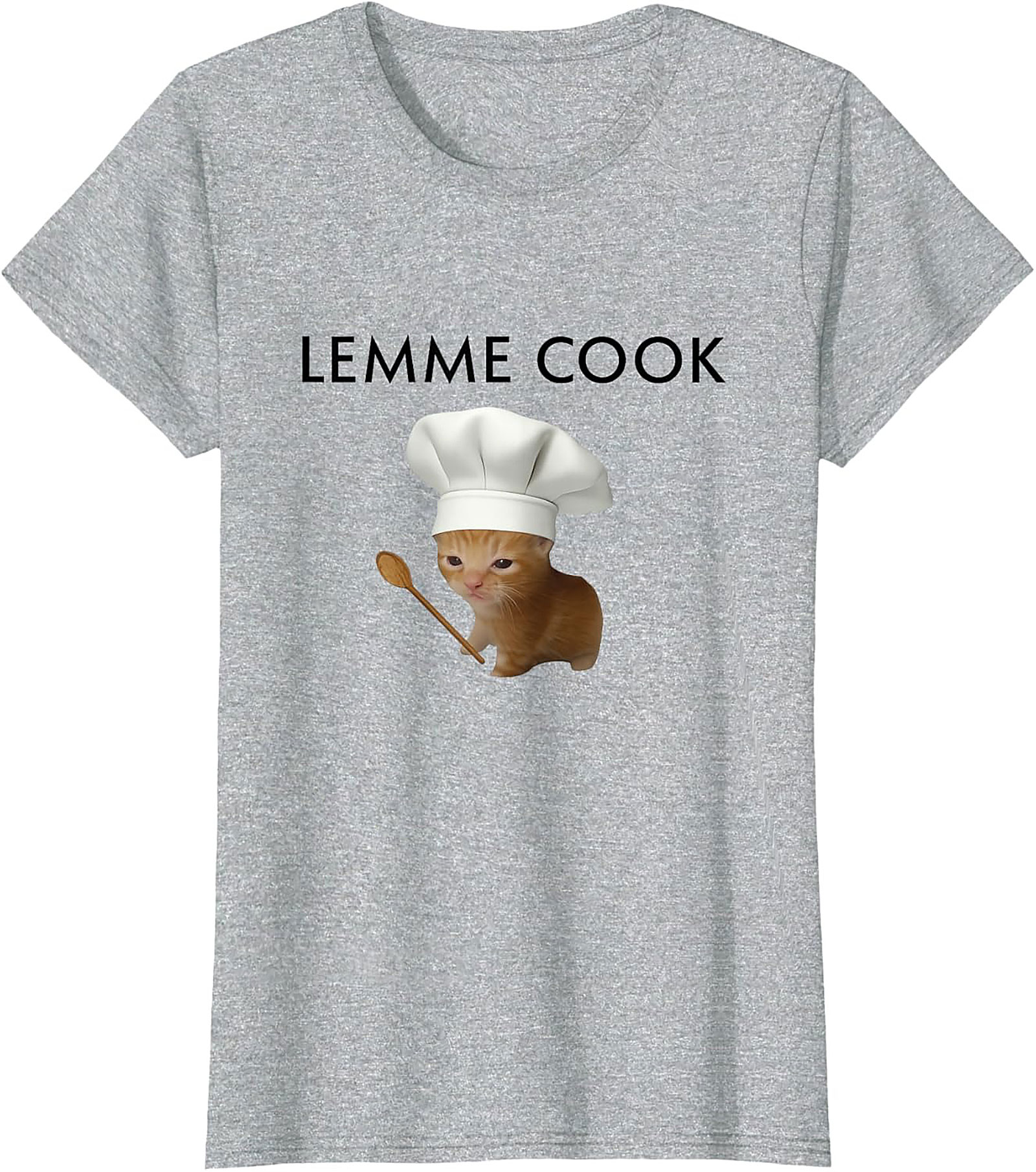 Lemme Cook Cat T-Shirt Funny Ginger Kitten Graphic Tee