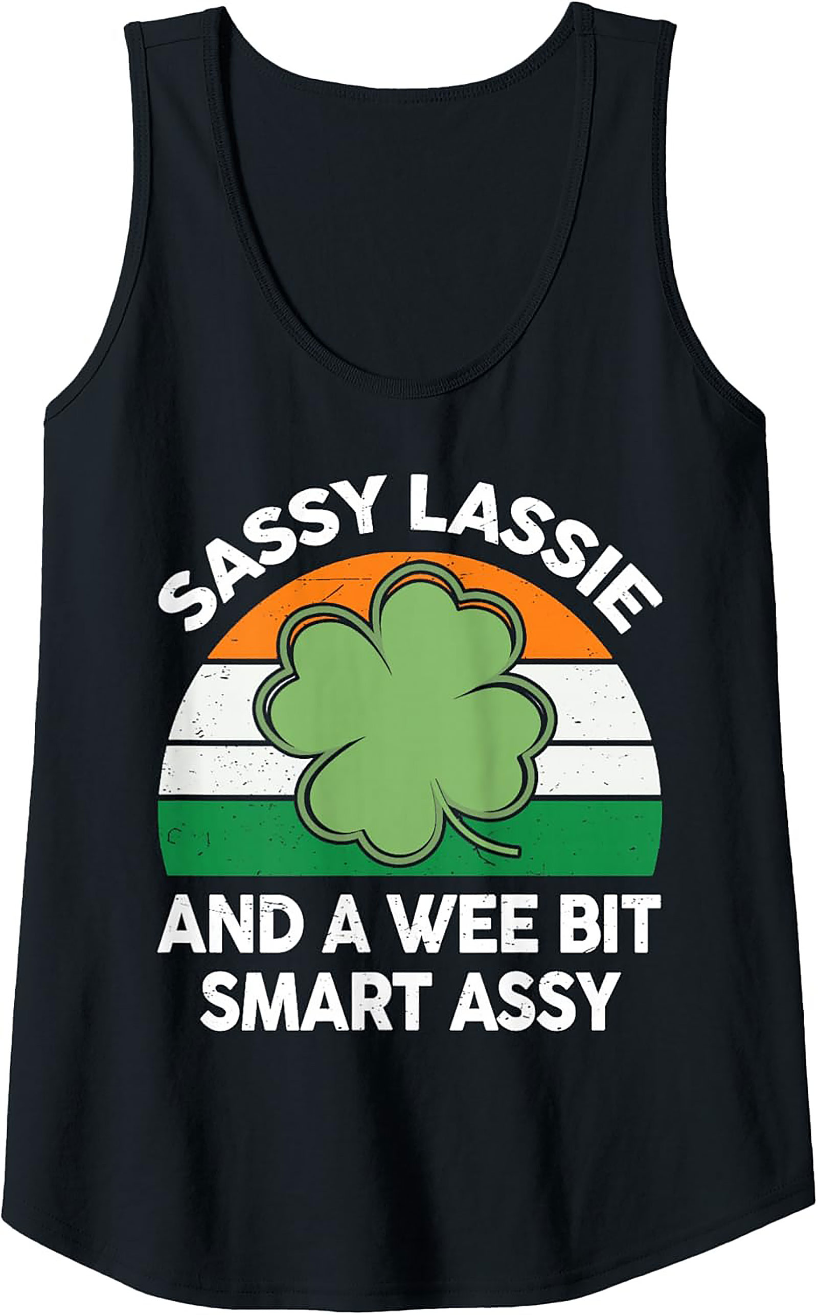 Sassy Lassie St. Patrick's Day Tank Top | Funny Irish Tank