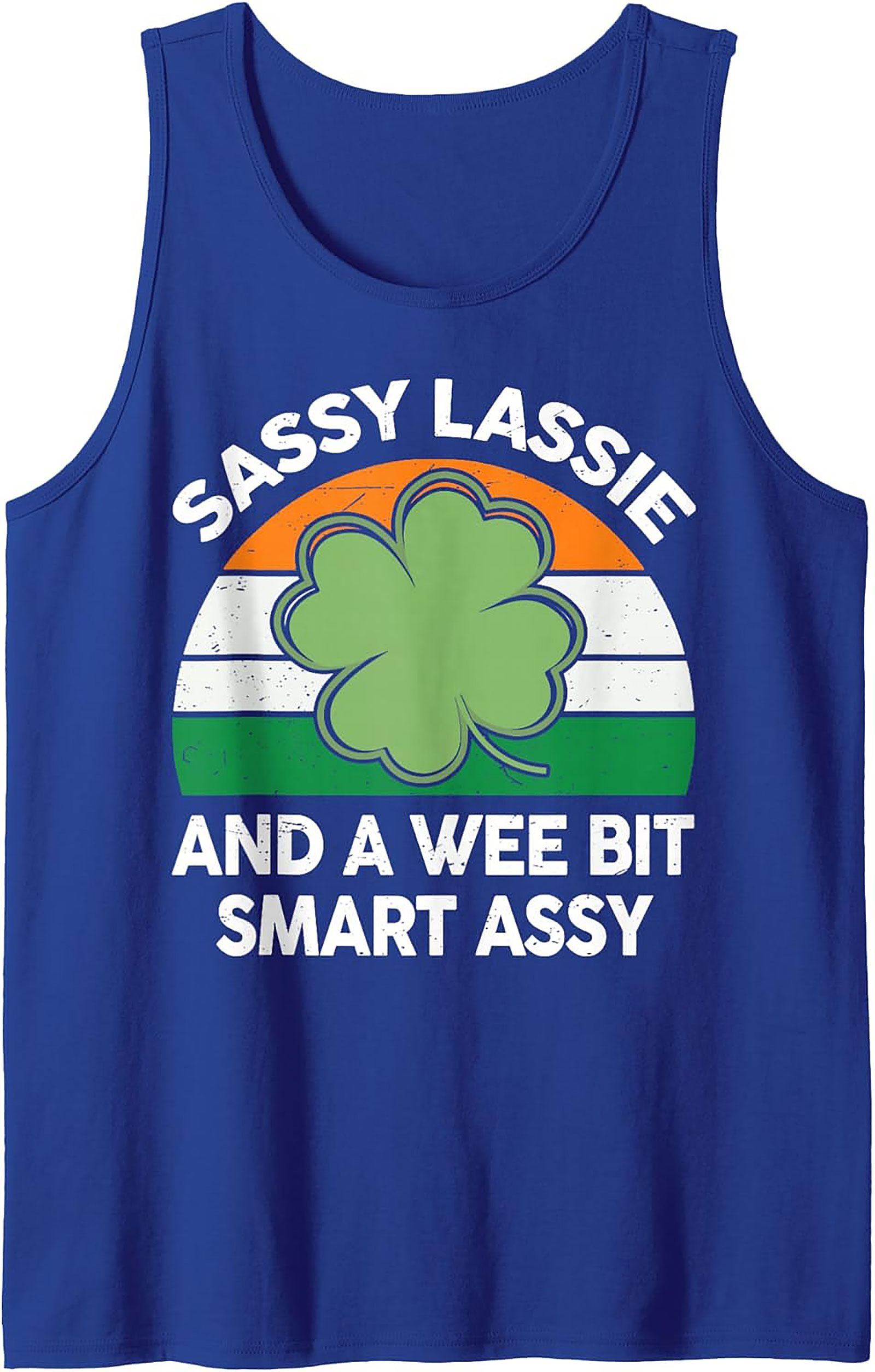 Sassy Lassie St. Patrick's Day Tank Top | Funny Irish Tank