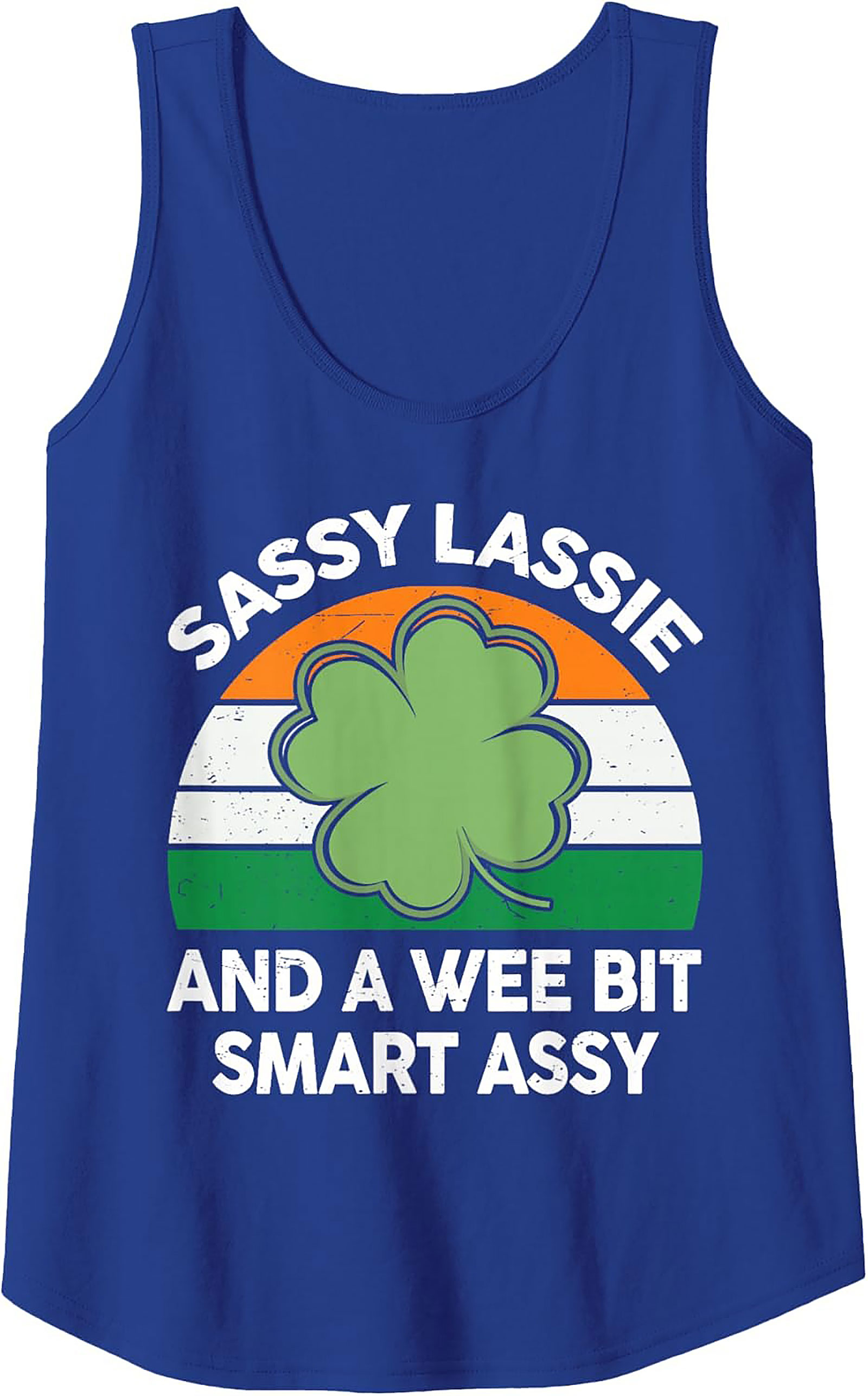 Sassy Lassie St. Patrick's Day Tank Top | Funny Irish Tank