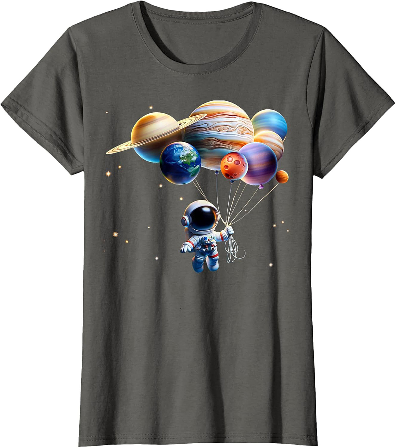 Astronaut Planet Balloon T-shirt