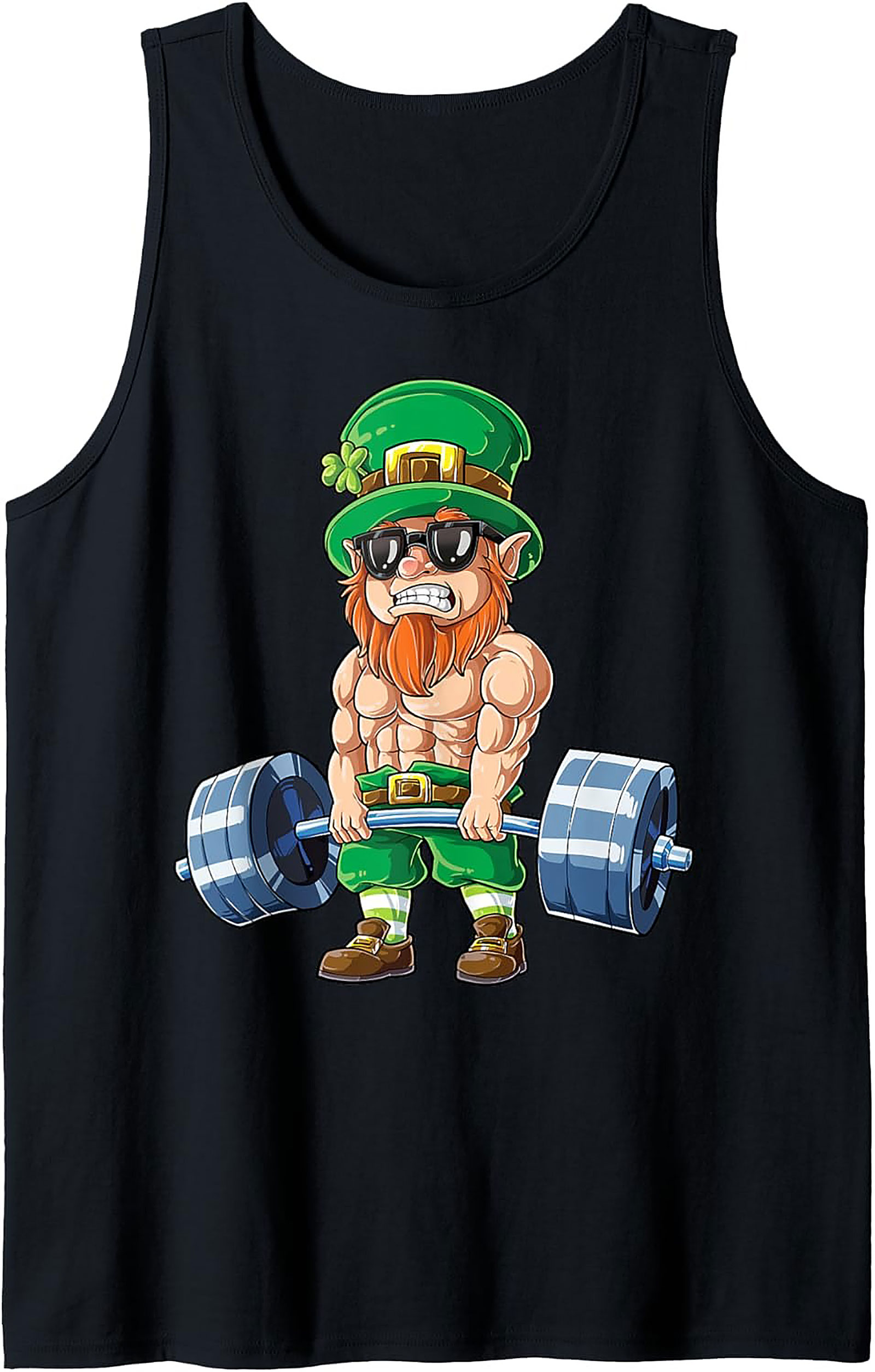 Buff Leprechaun Gym Tank Top | St. Patrick's Day Fitness