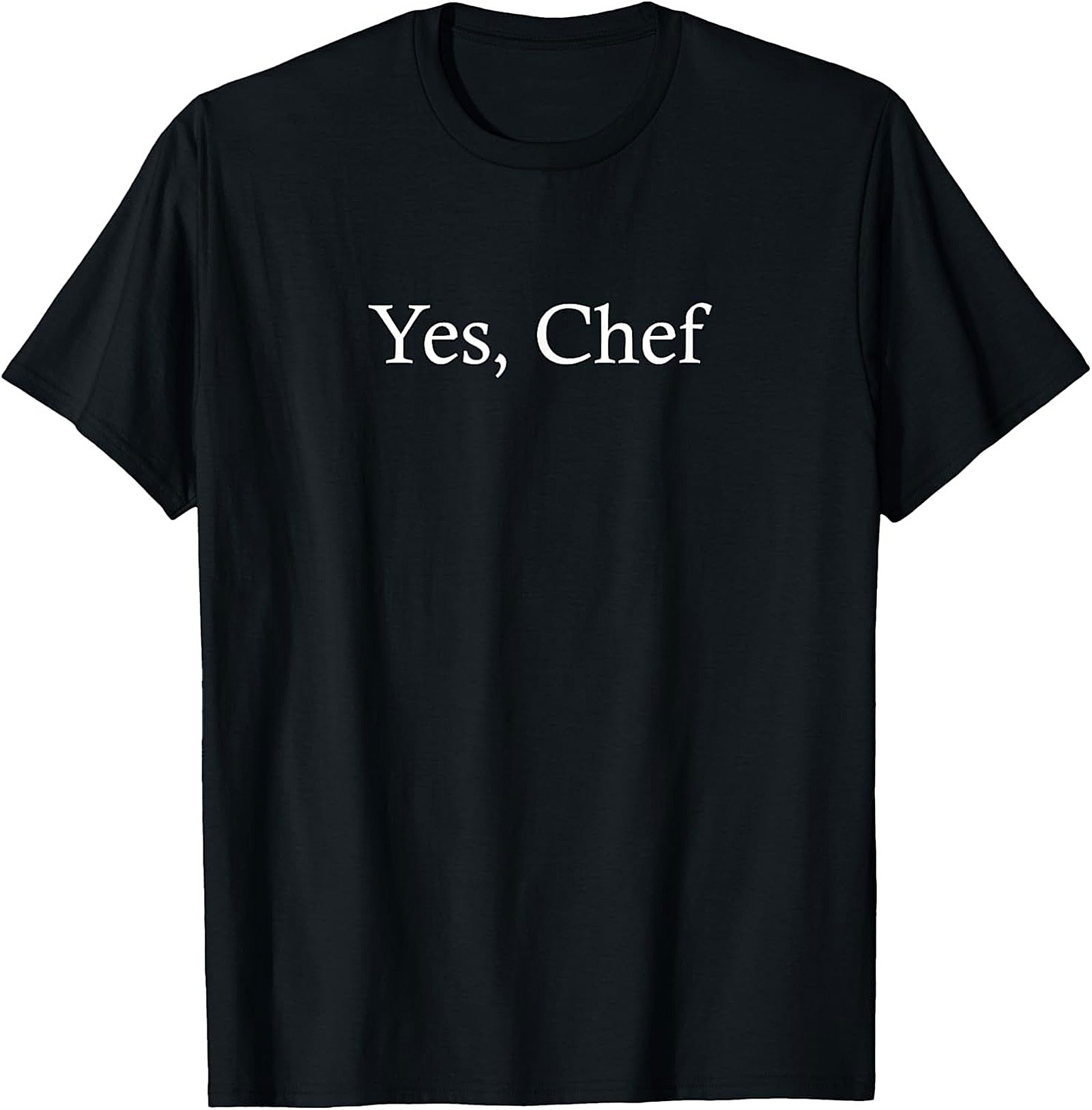 Yes Chef T-shirt - Funny Culinary Graphic Tee for Foodies