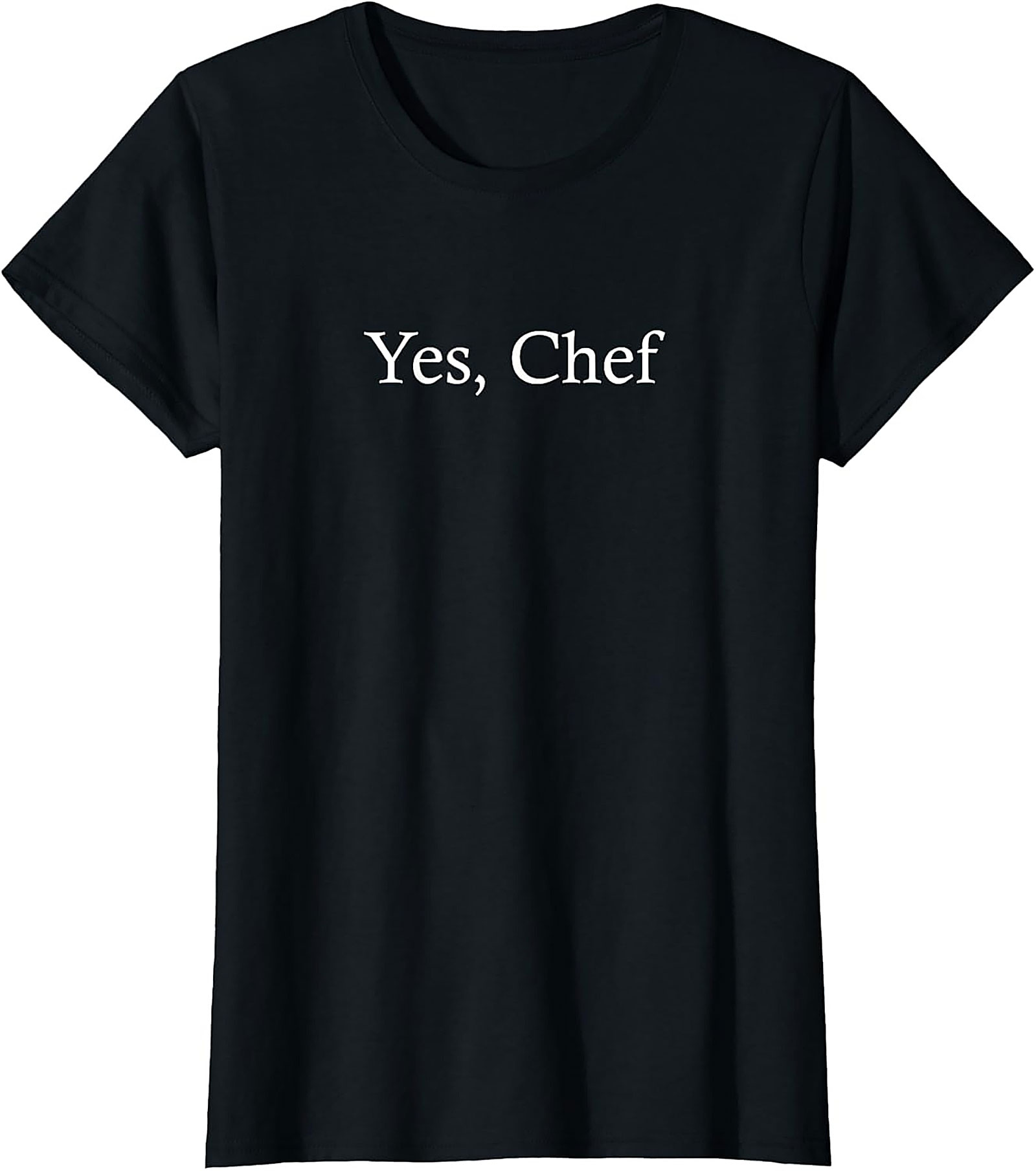 Yes Chef T-shirt - Funny Culinary Graphic Tee for Foodies