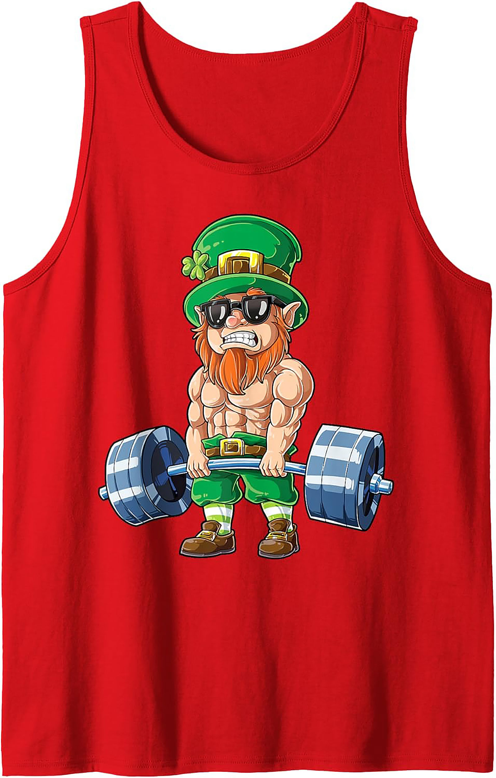 Buff Leprechaun Gym Tank Top | St. Patrick's Day Fitness