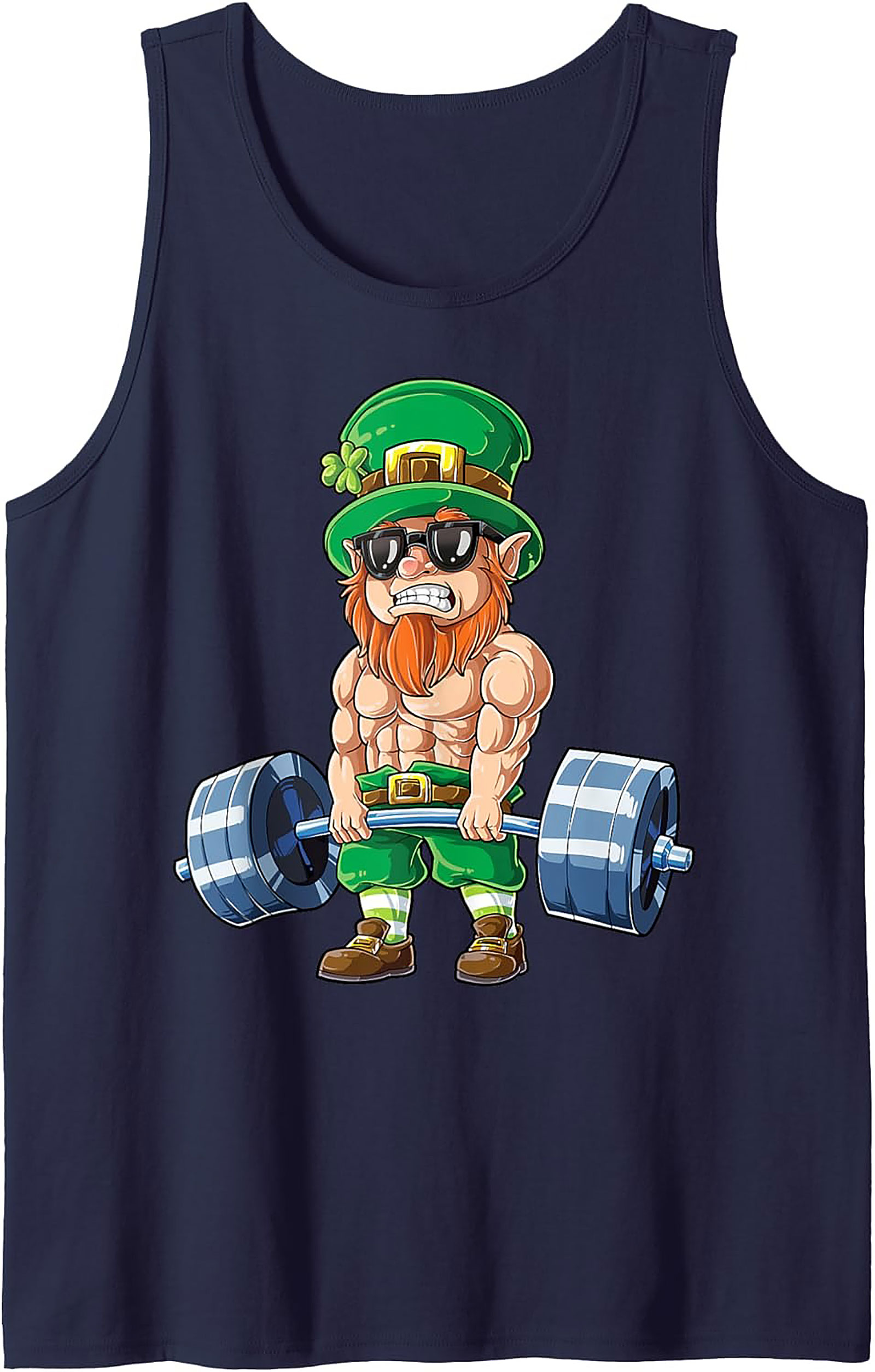 Buff Leprechaun Gym Tank Top | St. Patrick's Day Fitness