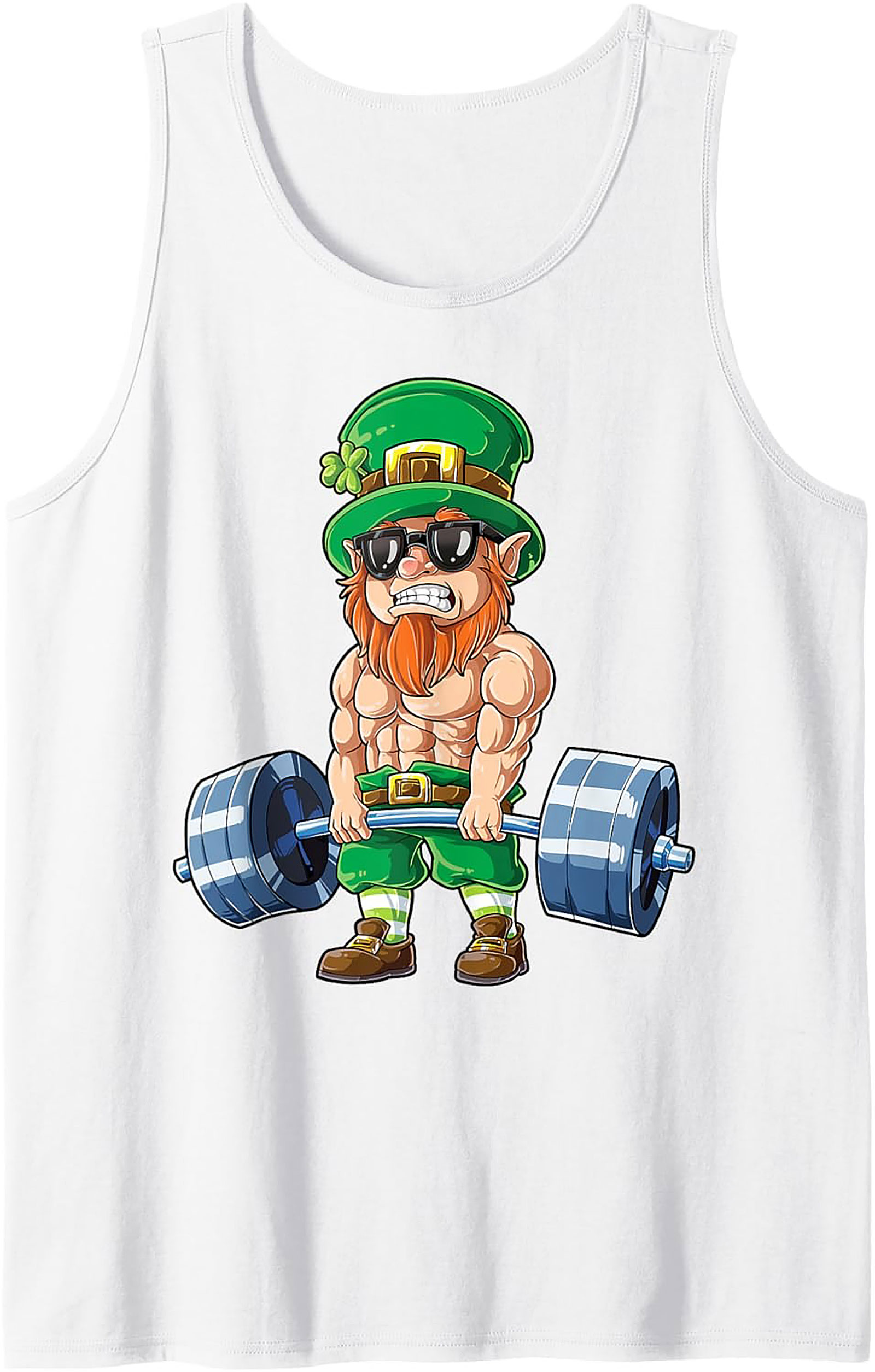 Buff Leprechaun Gym Tank Top | St. Patrick's Day Fitness