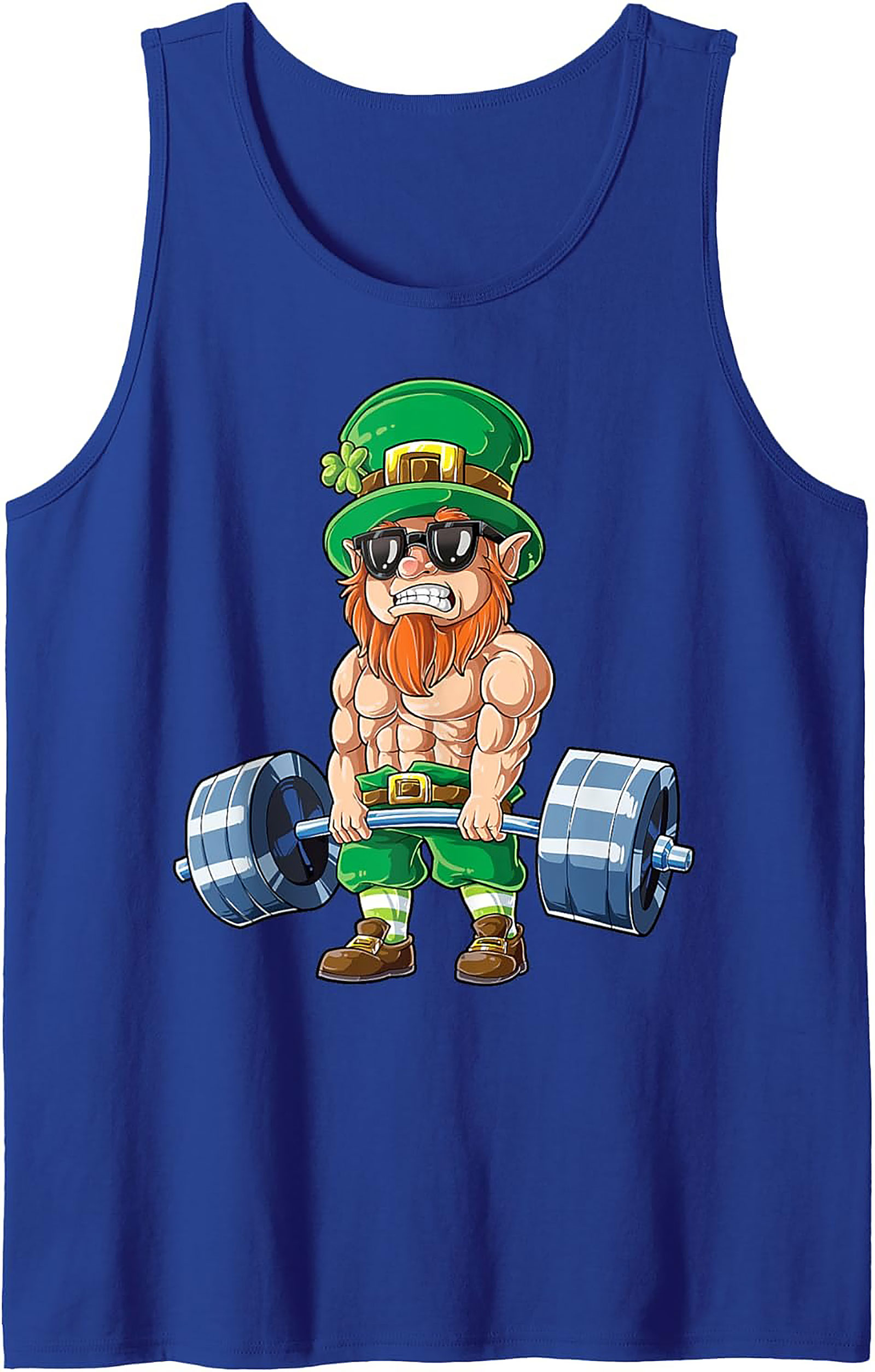Buff Leprechaun Gym Tank Top | St. Patrick's Day Fitness