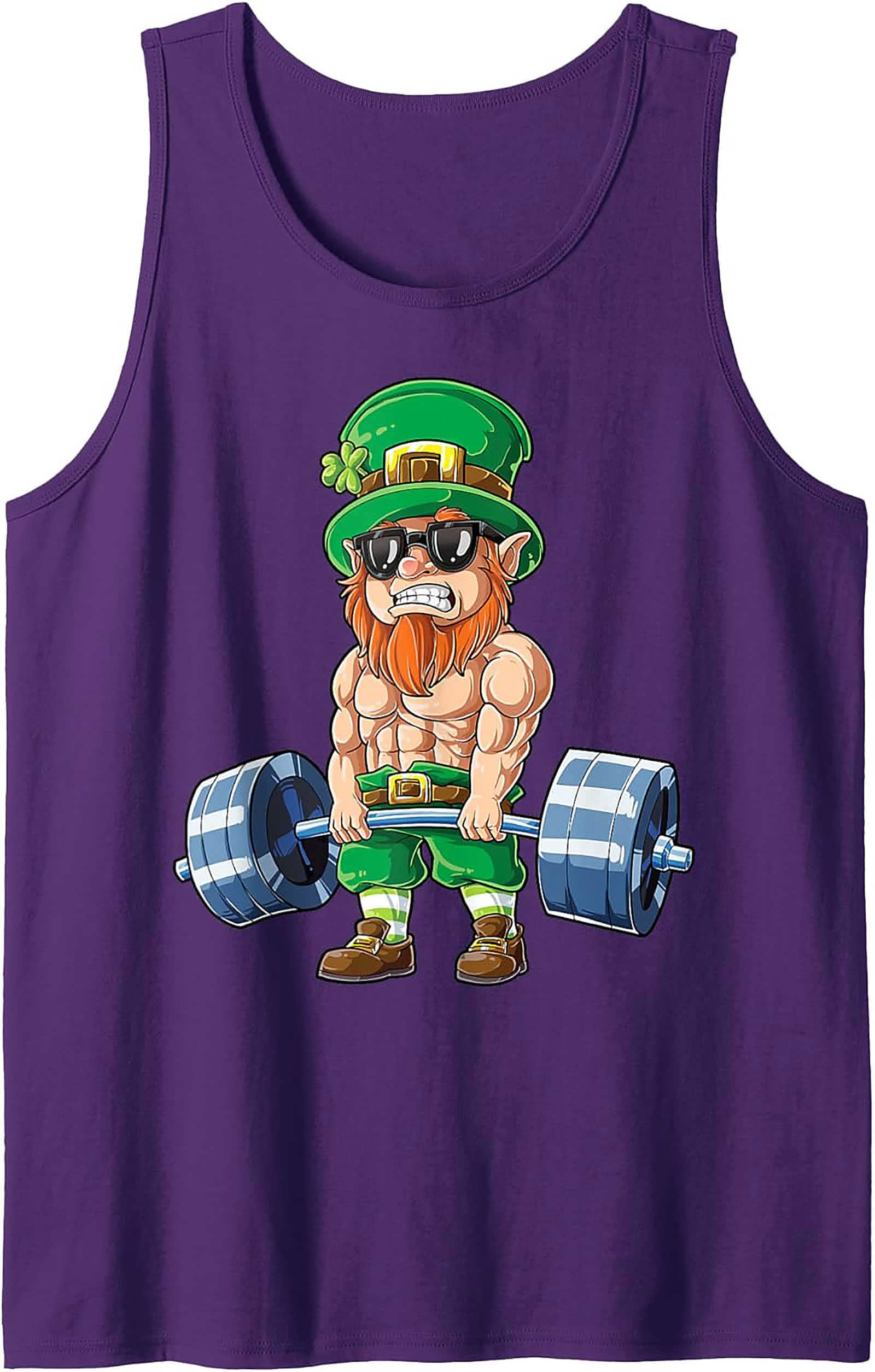Buff Leprechaun Gym Tank Top | St. Patrick's Day Fitness