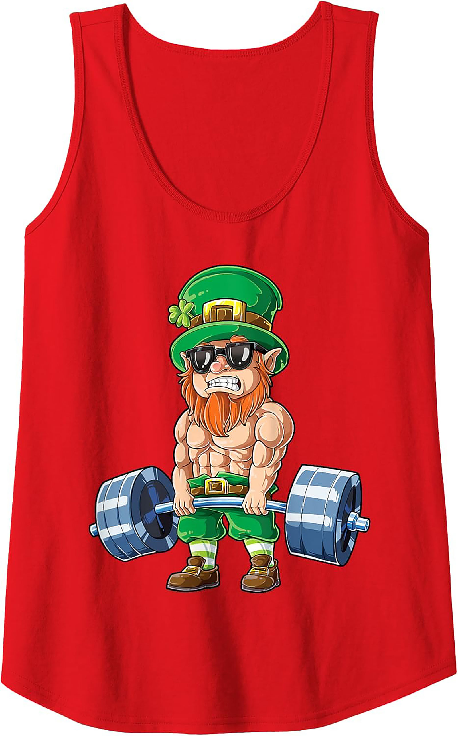 Buff Leprechaun Gym Tank Top | St. Patrick's Day Fitness