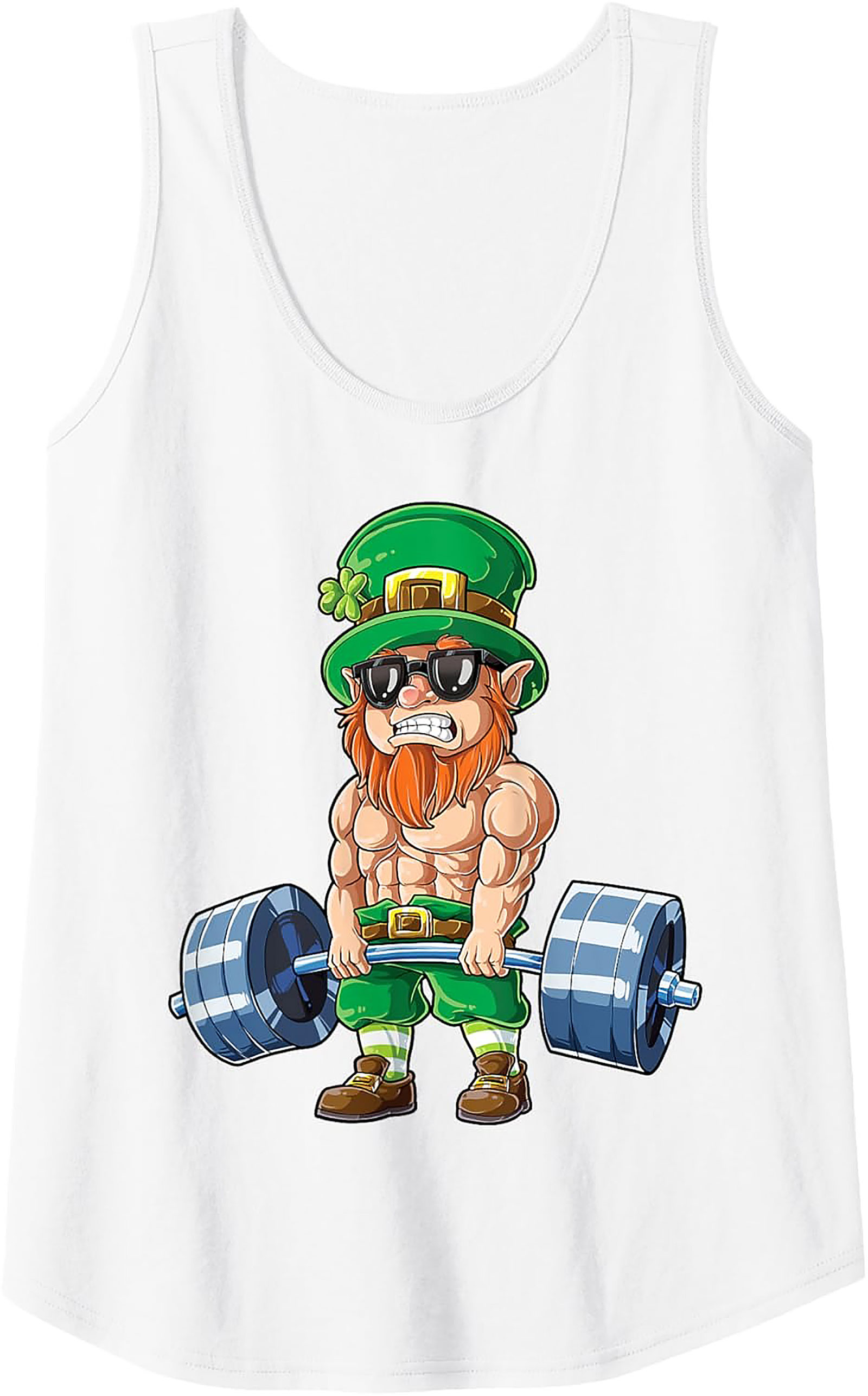 Buff Leprechaun Gym Tank Top | St. Patrick's Day Fitness