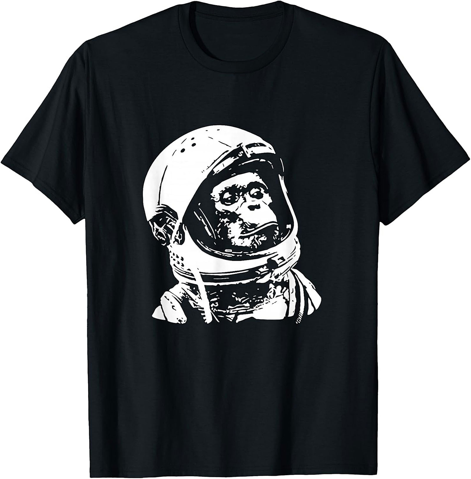 Space Chimpanzee Astronaut Graphic Tee