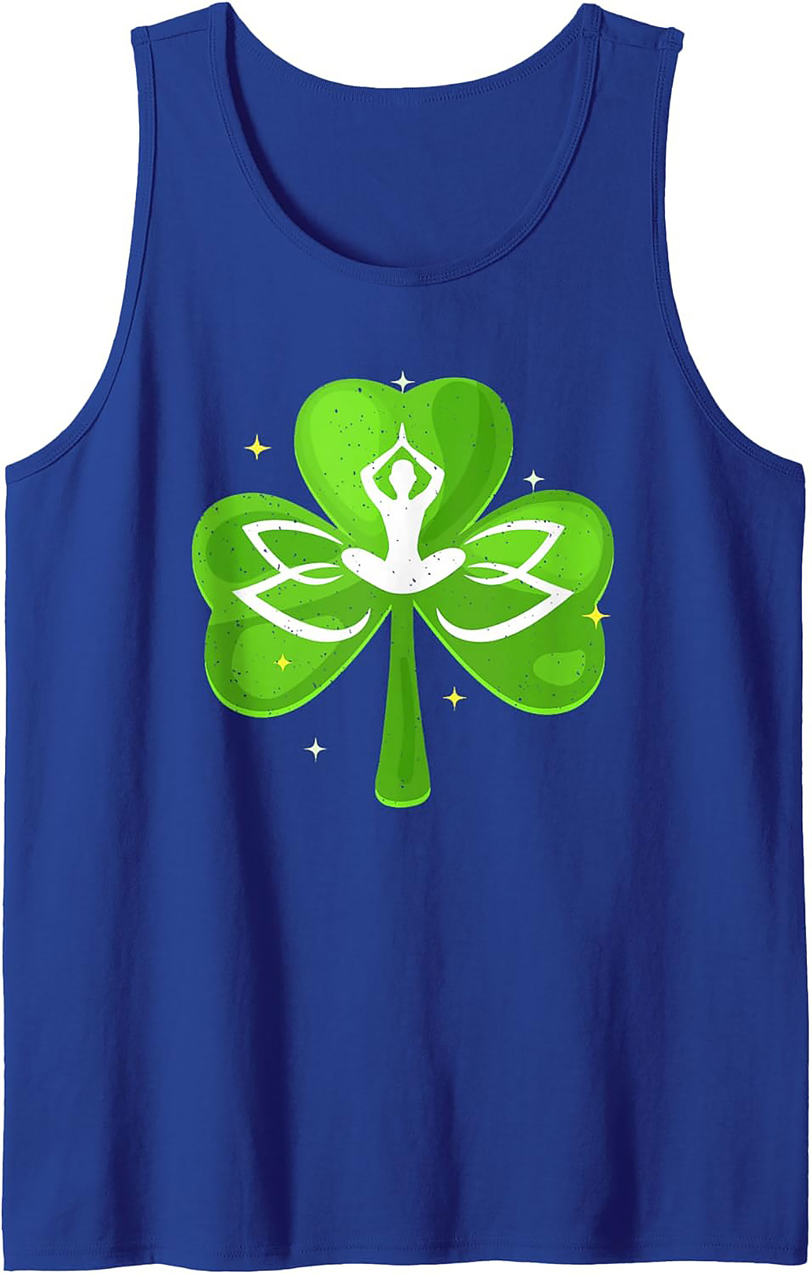 Yoga Shamrock Tank Top | Zen St. Patrick's Day Graphic Tank