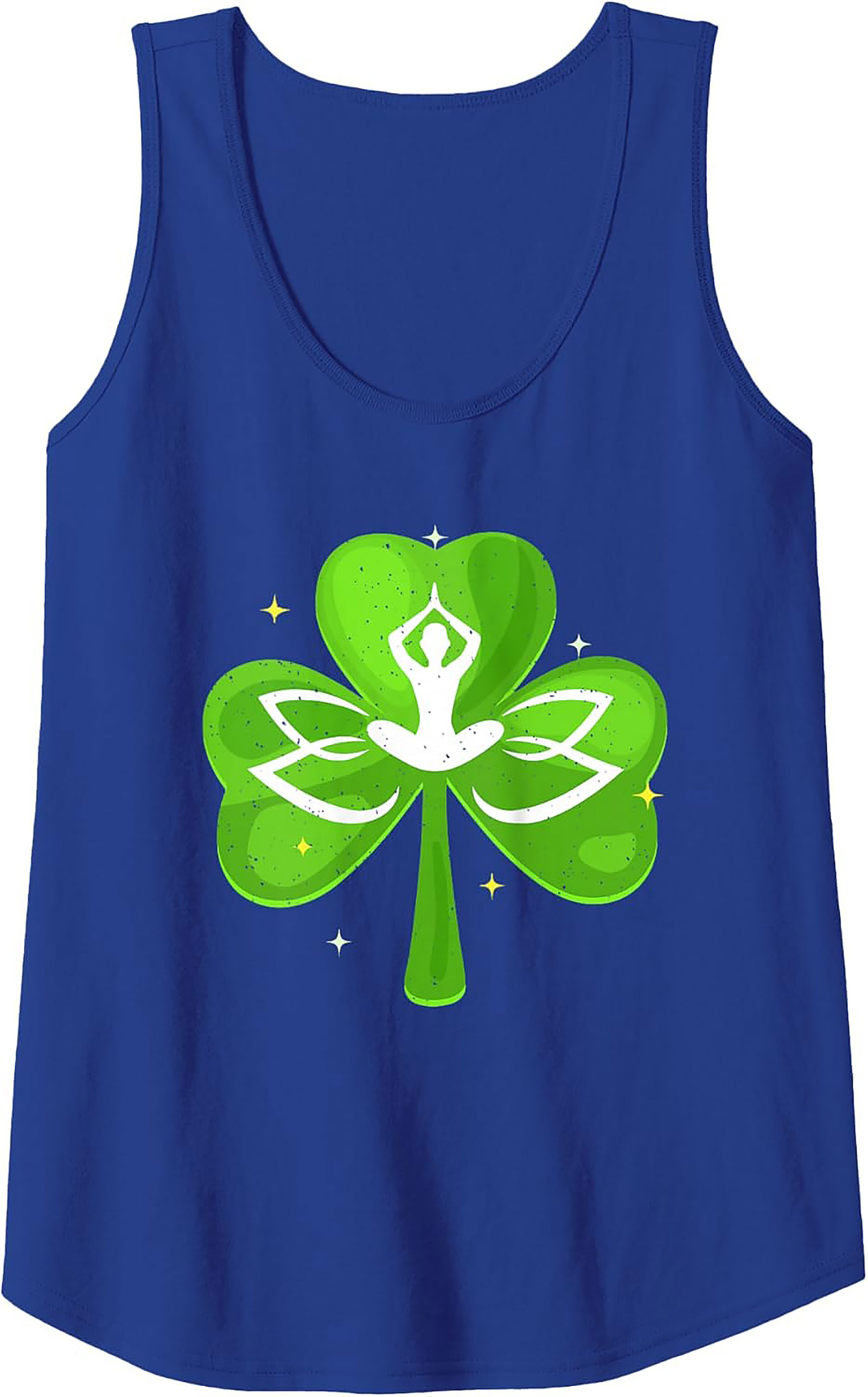 Yoga Shamrock Tank Top | Zen St. Patrick's Day Graphic Tank