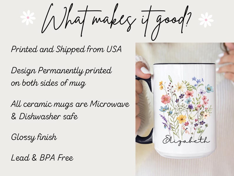 90th Birthday Mug – Born in 1936 Coffee Mug, Great Grandma Gift, 90 Year Old Birthday Gift for Women