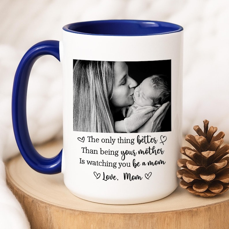 The Only Thing Better Than Being Your Mother Mug, Custom Photo Coffee Mug, Mother’s Day Gift for Daughter from Mom
