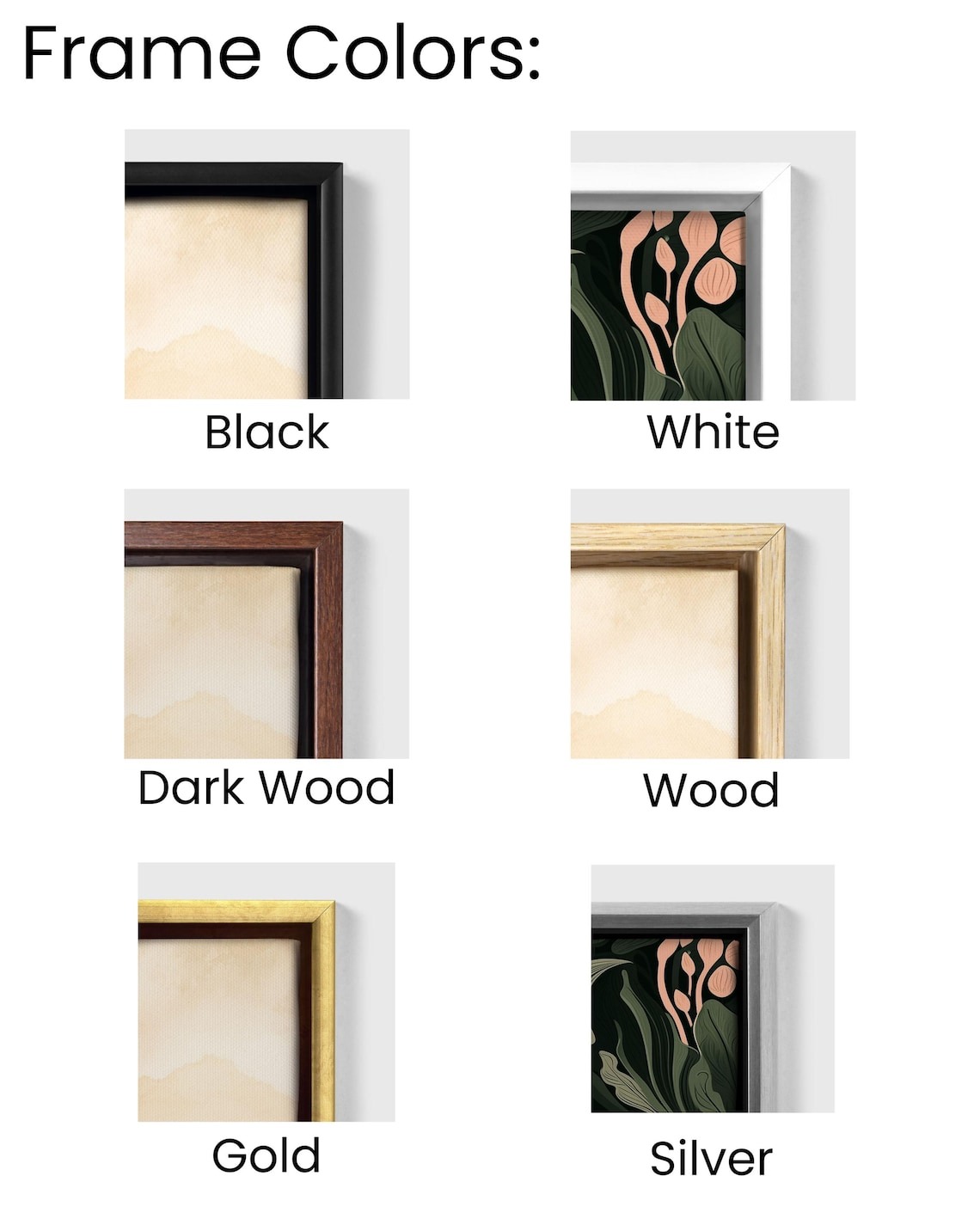 Custom Mom Watercolor Portrait, Personalized Mother's Day Gift, Framed Canvas Wall Art