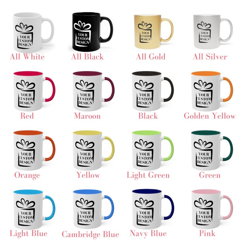 Personalized Birth Flower Mug for Mom – Custom Mom's Garden Bouquet Coffee Mug, Mother's Day Gift, Grandma Gift