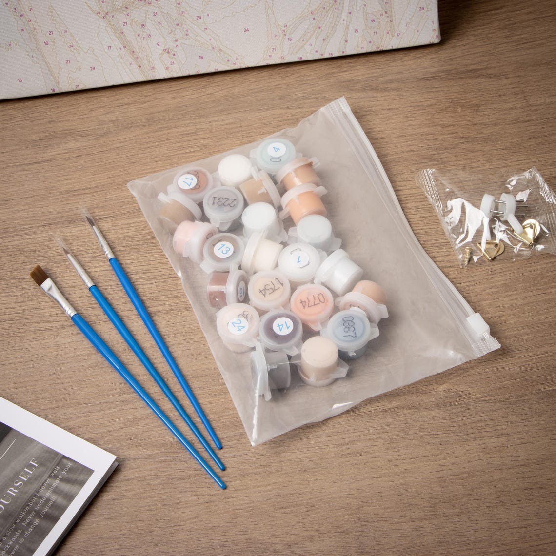 Custom Paint by Number Kits DIY Color Paint by Numbers Personalized Canvas Paint Number Custom Dog Portrait Mothers Day Gift Anniversary