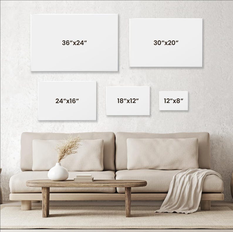 Personalized Mother's Day Photo Canvas: Rustic Wood Acrostic Poem Gift