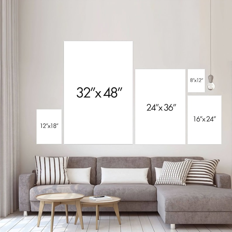 Personalized Mom Canvas Art – Mother & Daughter Silhouette