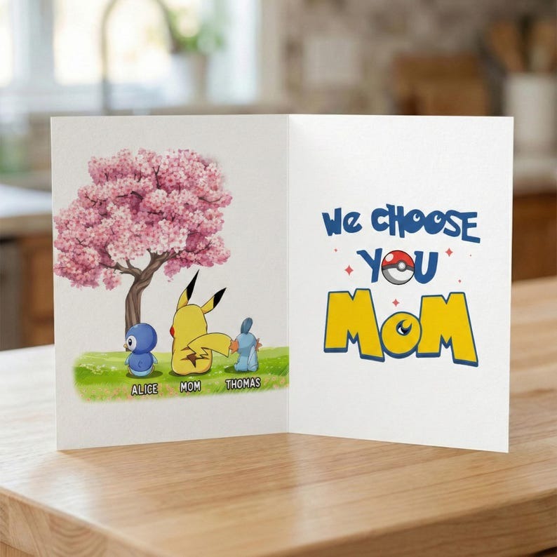 Personalized Best Mom Ever Mug with Kids Names, Cartoon Character Mom Mug, Mother's Day Gift from Kids, Custom Mom Coffee Mug