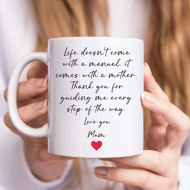 Custom Photo Song Code Mug, Personalized Mother's Day Gift