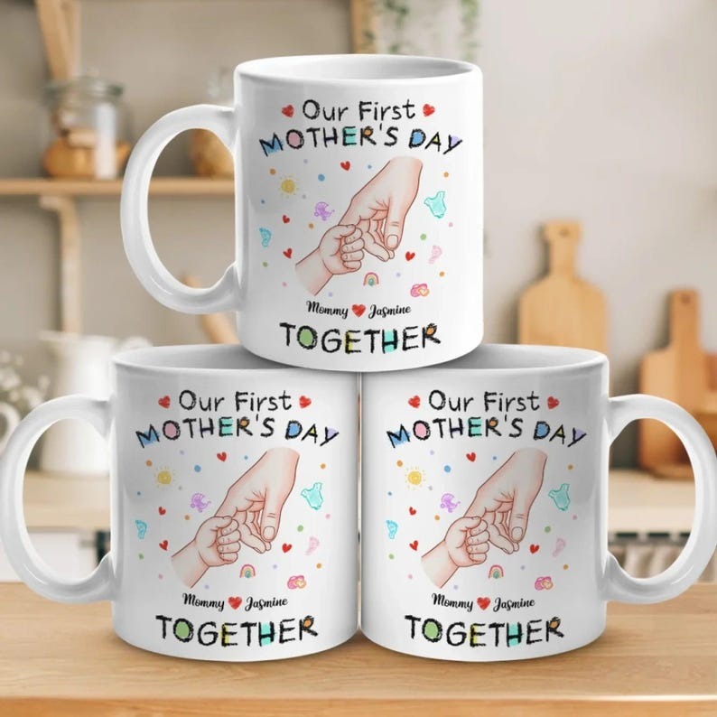 Personalized Family Mug, First Mother's Day Gift