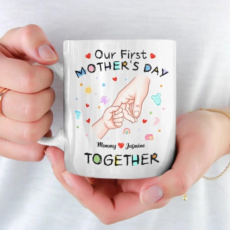 Personalized Family Mug, First Mother's Day Gift