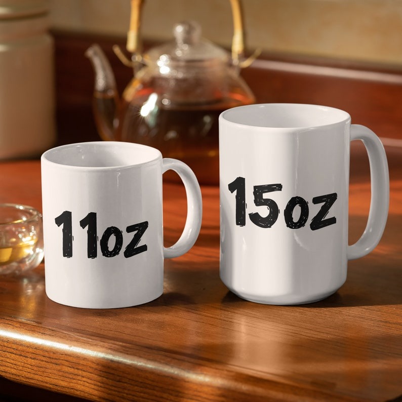 Mother Daughter Mug, Personalized Mom Mug from Daughter, Word Art Heart Custom Mug, Mother's Day Gift for Mom