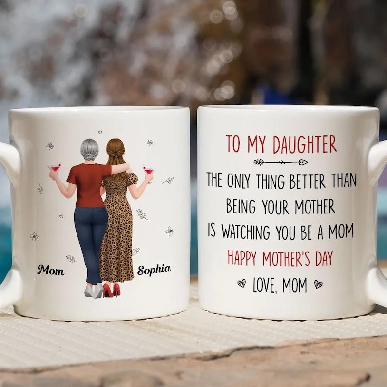 To My Daughter Mug, Watching You Be a Mom Mug, Gift from Mom to Daughter, Meaningful Daughter Keepsake, Mother's Day Gift