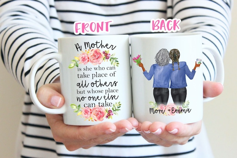 Personalized Mother's Day Mug, Gift from Daughter to Mom, Heartfelt Mom Coffee Mug, Birthday Gift for Mom from Daughter