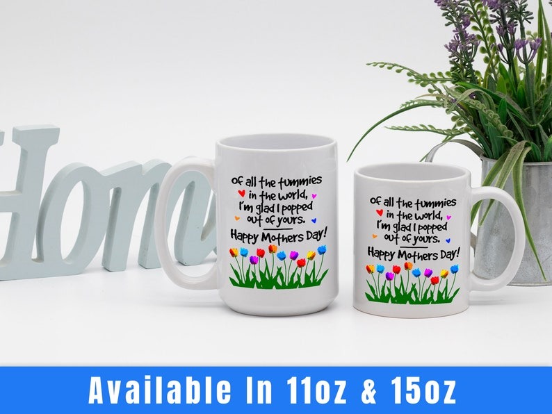 Mother's Day Gift from Daughter, Funny Mom Mug, Gift from Son or Daughter, Best Mom Present, Mom Coffee Mug